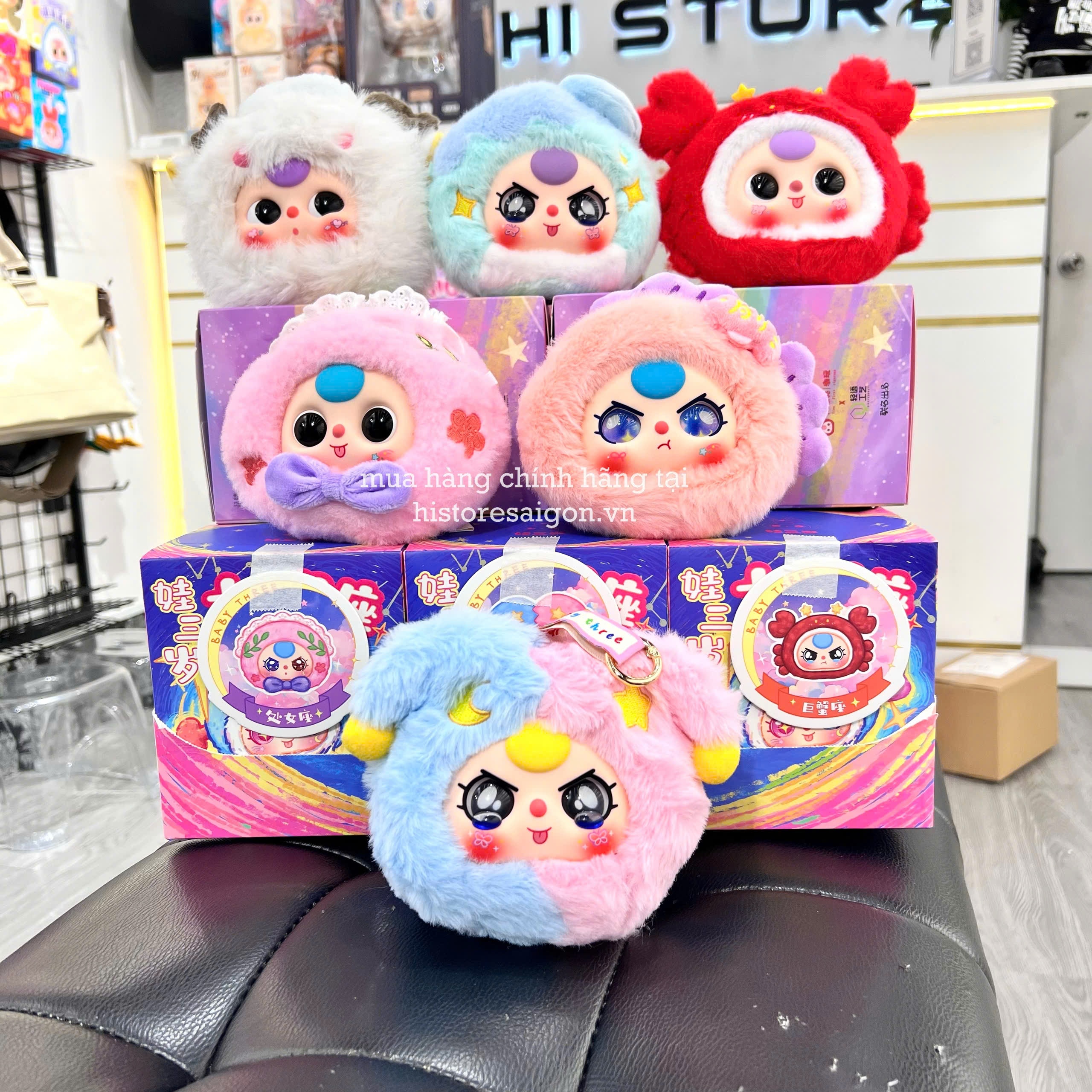 Set 6 bé Baby Three 12 cung hoàng đạo Chính Hãng Giá Tốt Có Sẵn Hí Store