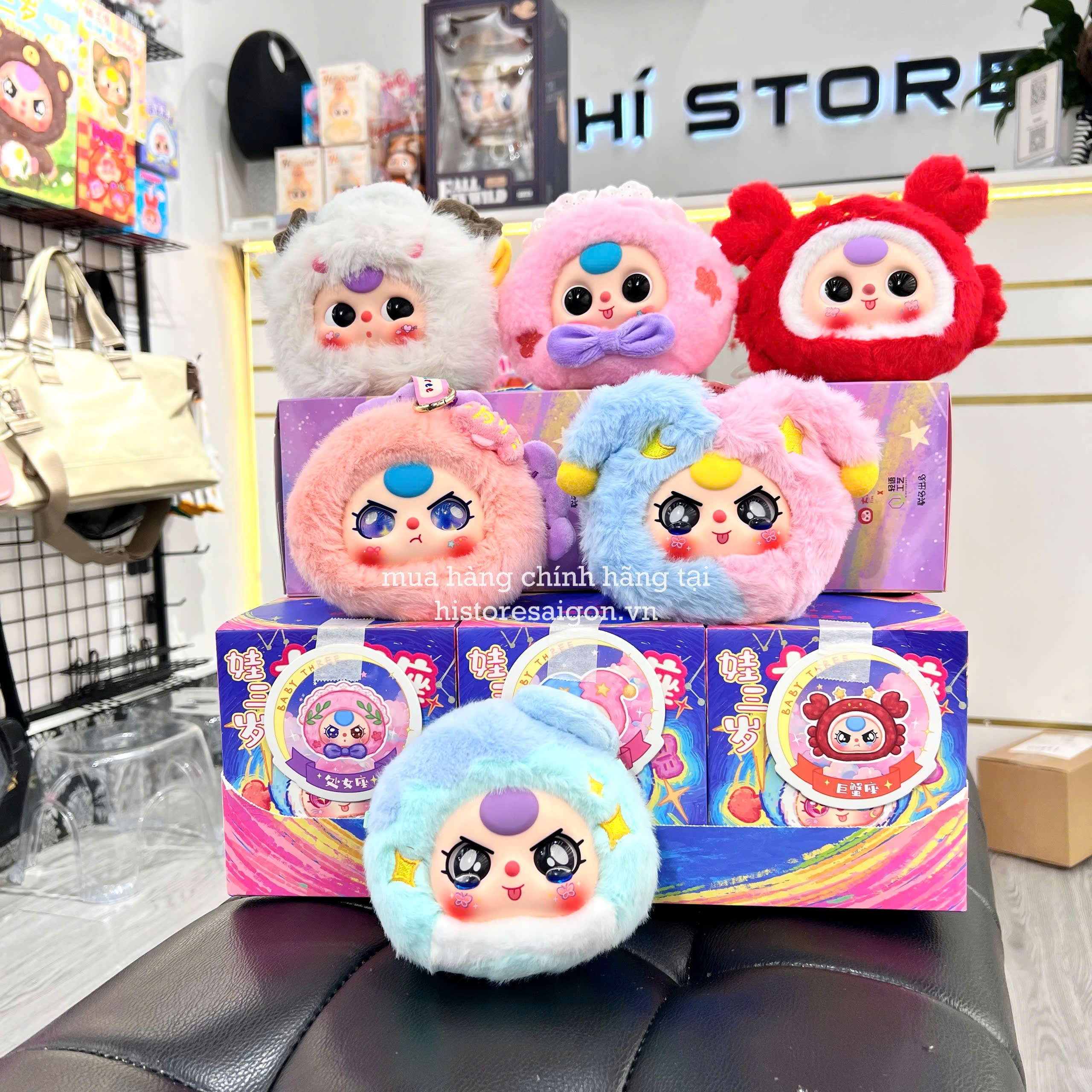 1173  - Baby Three 12 cung hoàng đạo - Lẻ 1 Box - Baby Three 12 Constellations Plush Series Art Toy [CHÍNH HÃNG]