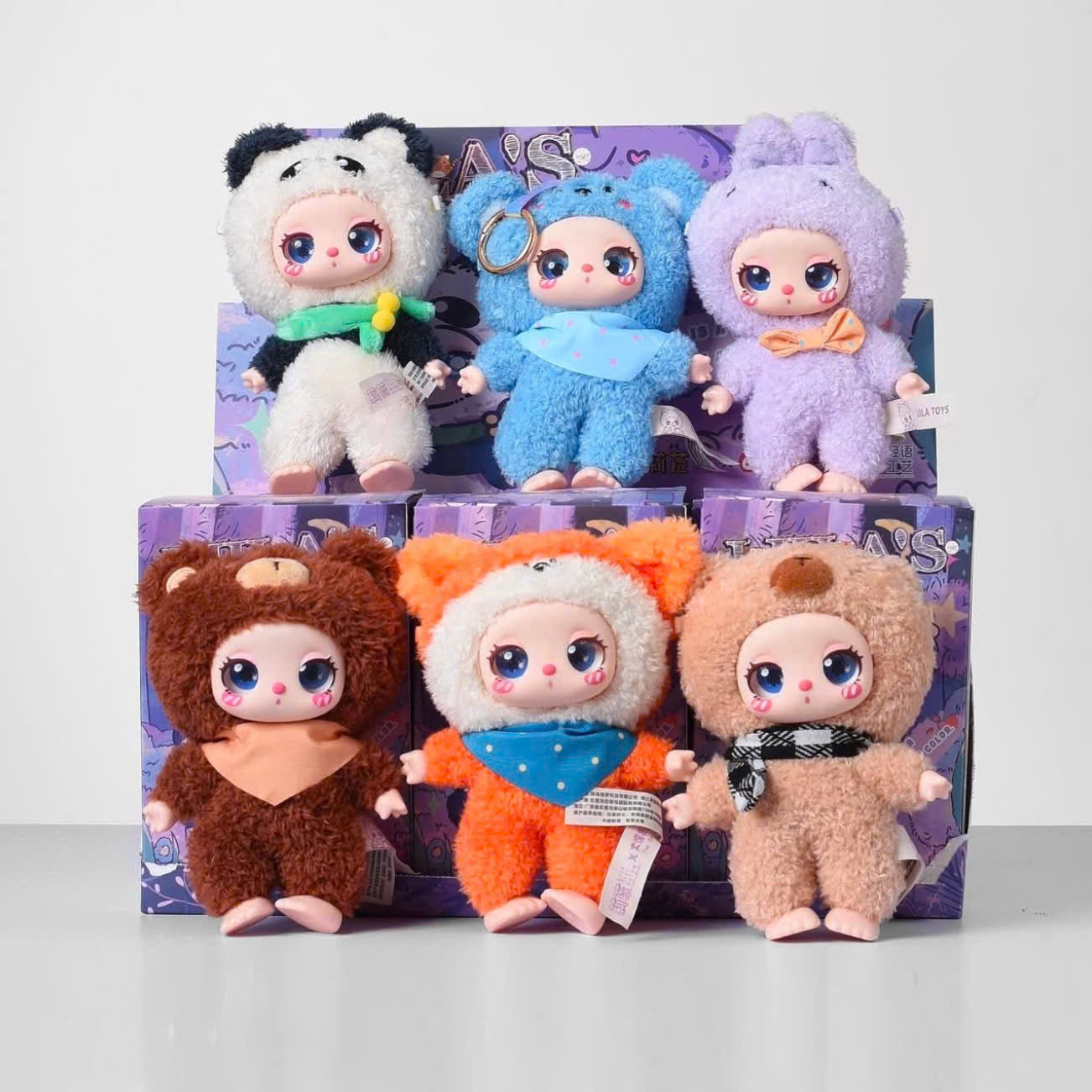 1141 - Baby Three Liila Zoo Full Set 6 Bé - The Liila V2 Plush Series Art Toy [CHÍNH HÃNG]