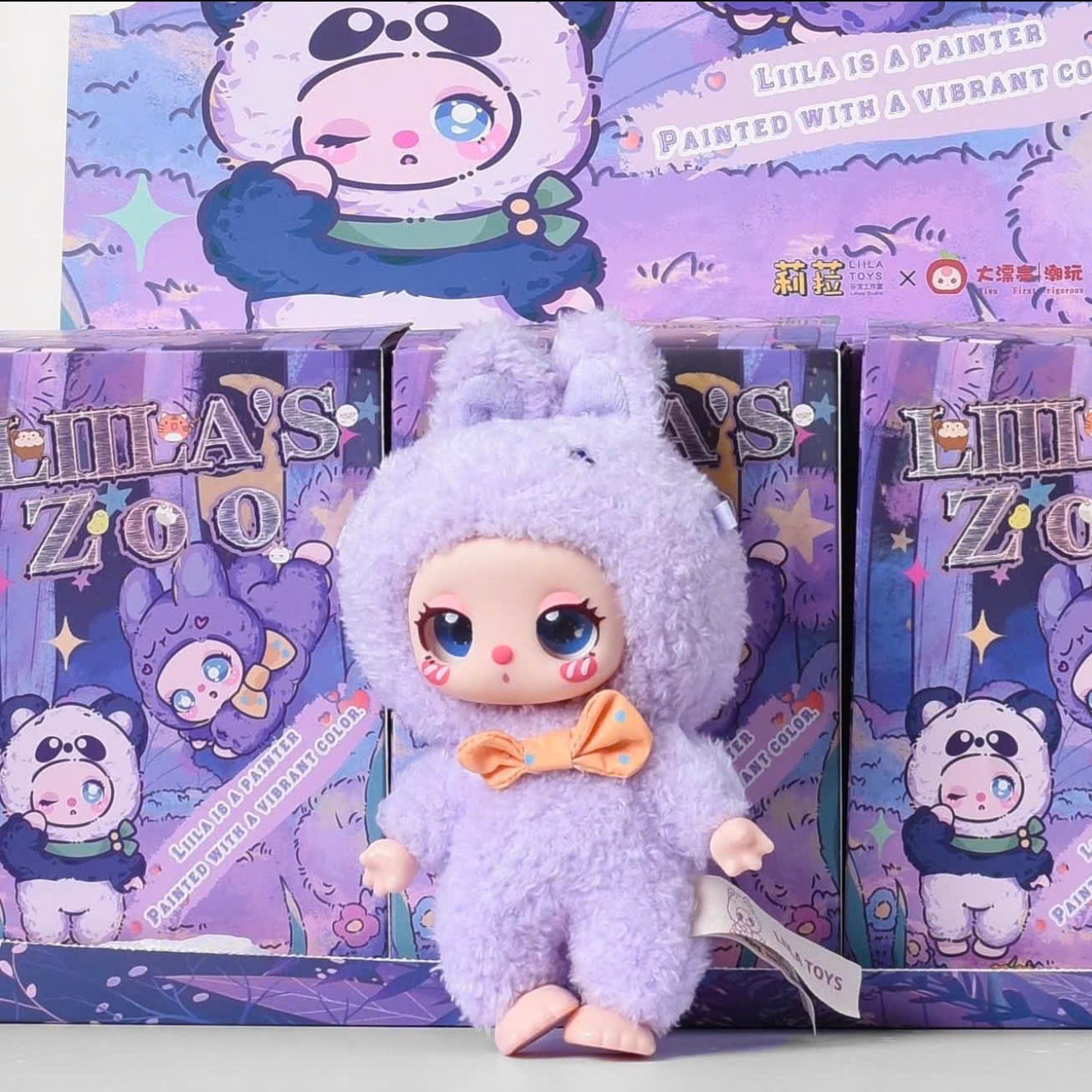 1141 - Baby Three Liila Zoo Full Set 6 Bé - The Liila V2 Plush Series Art Toy [CHÍNH HÃNG]