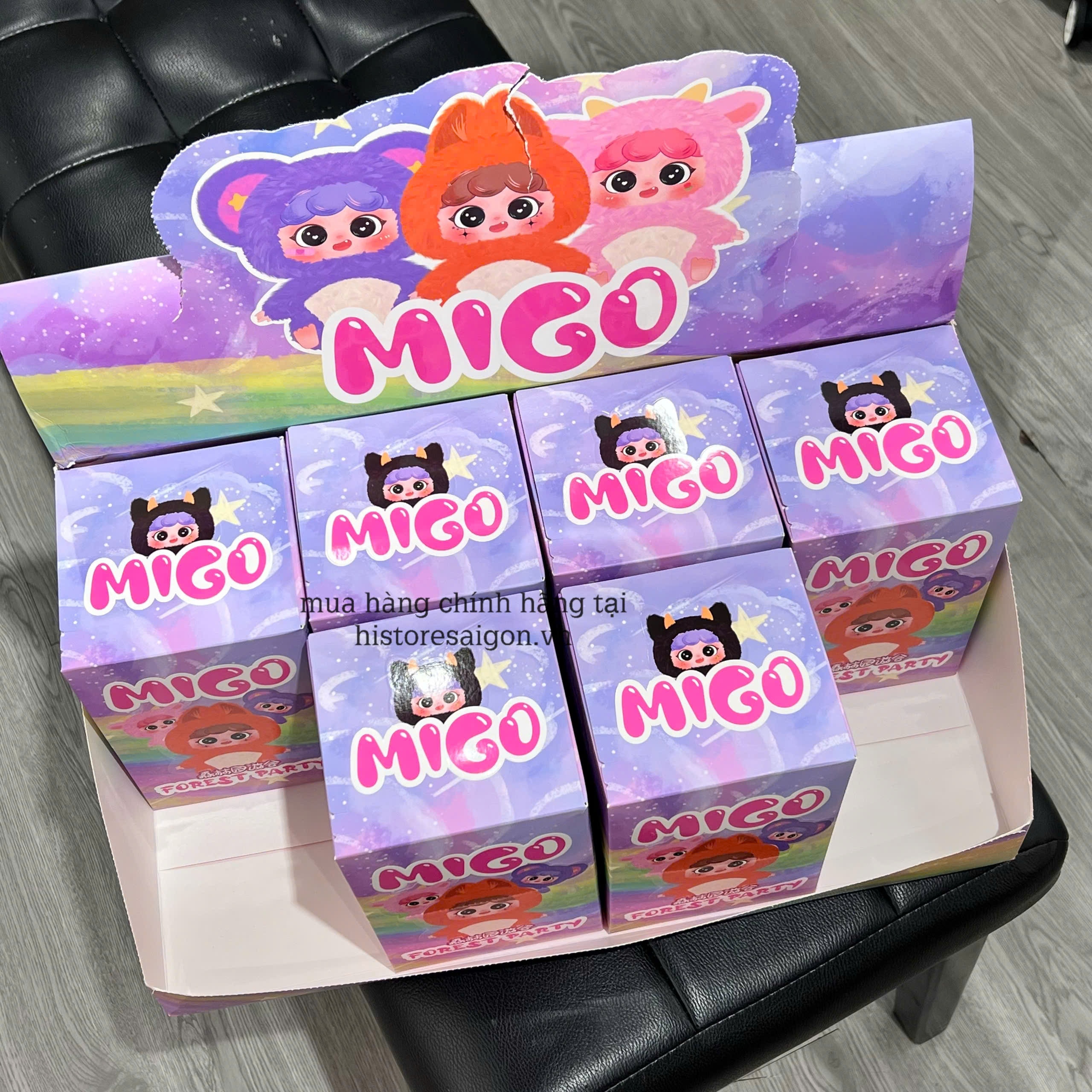 1181 - Baby Three Migo Forest Park Migo Rừng Blindbox - Hộp 1 Bé - Baby Three Animal Party Big Cute Plush Series Art Toy [CHÍNH HÃNG]