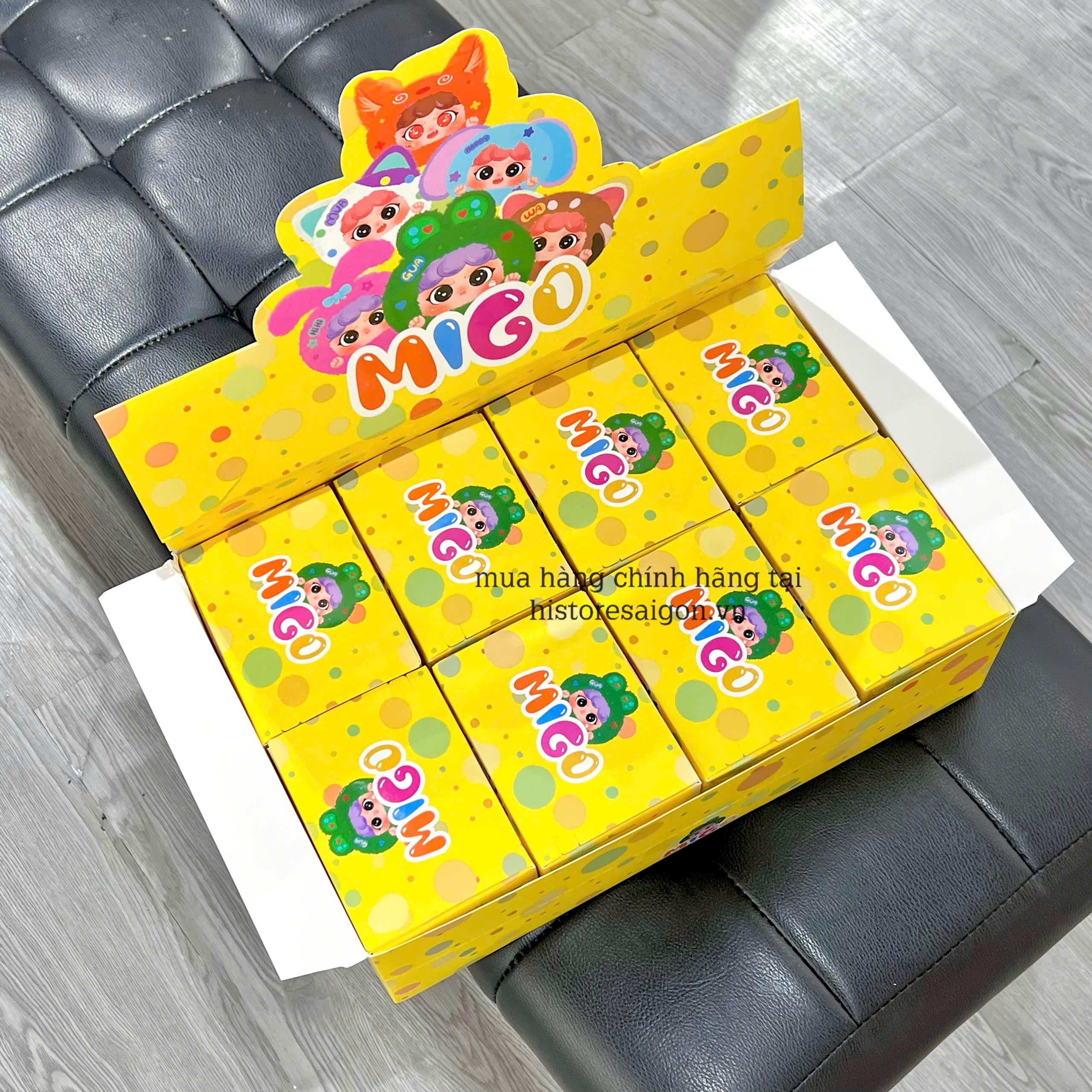 1183 - Baby Three Migo Travel Set 8 Bé - Có Mùi Thơm và Khóa Kéo - Baby Three Animal Party Big Cute Plush Series Art Toy [CHÍNH HÃNG]