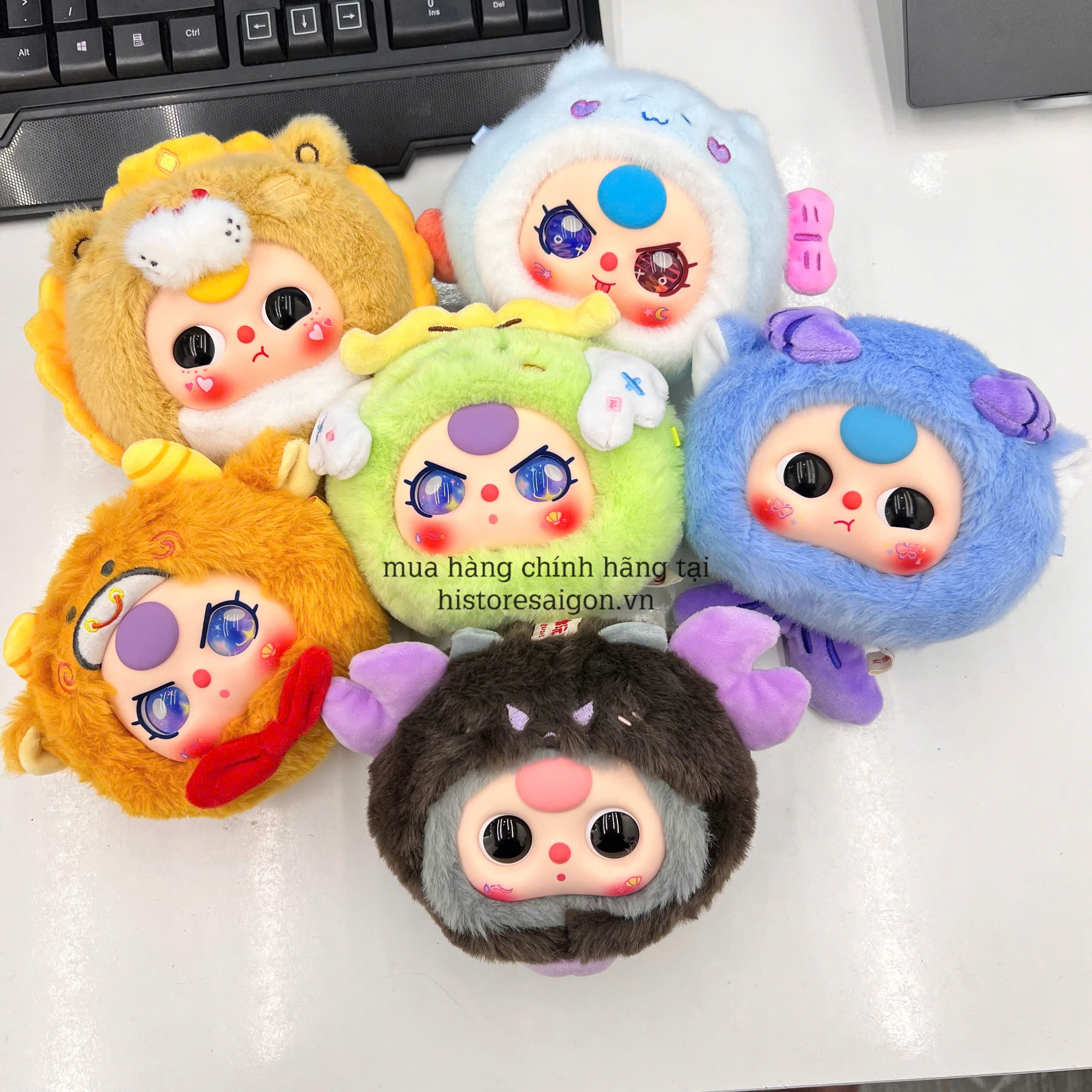 1172 - Baby Three 12 cung hoàng đạo - Set 6 bé - Baby Three 12 Constellations Plush Series Art Toy [CHÍNH HÃNG]