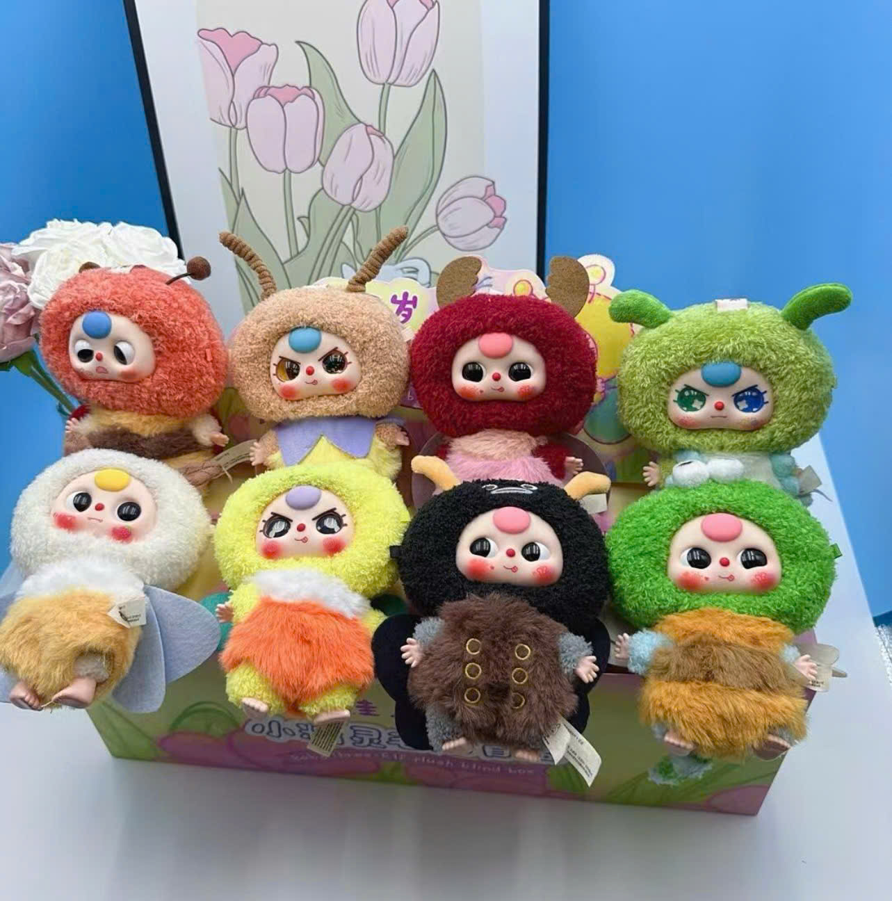 1187 - Baby Three Côn Trùng (Tiểu Linh Tinh) - Set 8 Hộp Ngẫu Nhiên - Baby Three Elf Plush Series Art Toy [CHÍNH HÃNG]