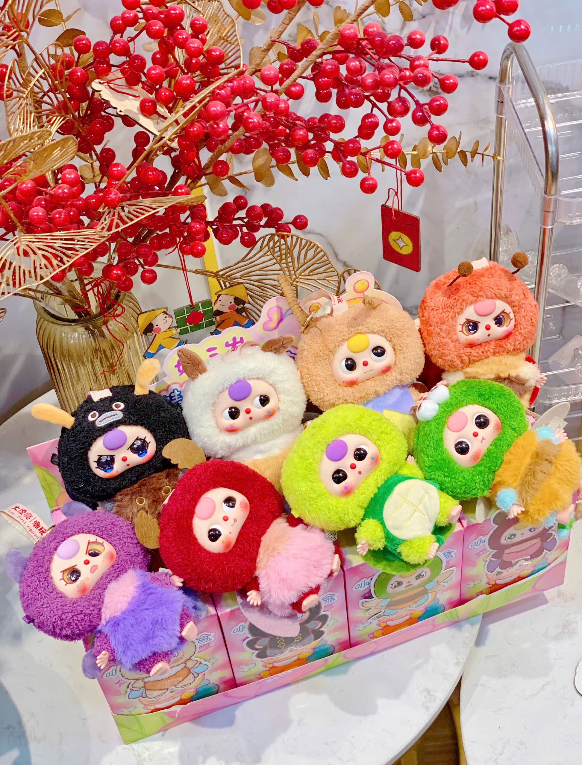 1187 - Baby Three Côn Trùng (Tiểu Linh Tinh) - Set 8 Hộp Ngẫu Nhiên - Baby Three Elf Plush Series Art Toy [CHÍNH HÃNG]