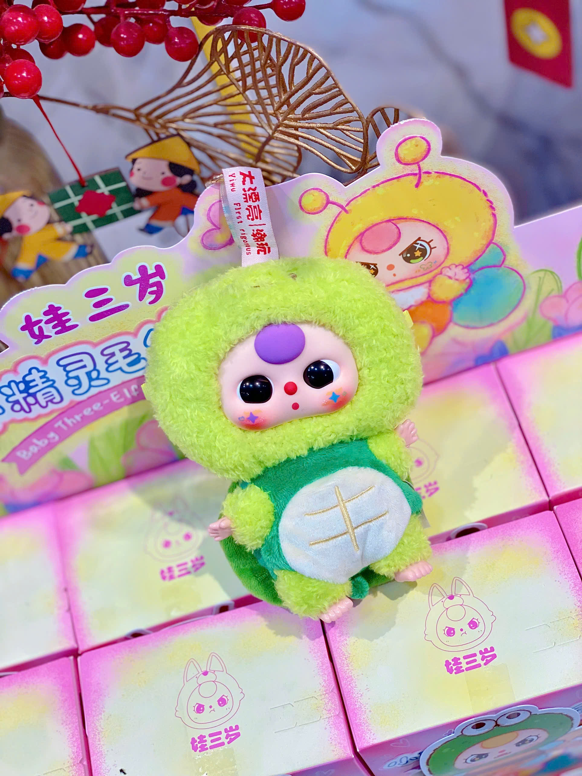 1187 - Baby Three Côn Trùng (Tiểu Linh Tinh) - Set 8 Hộp Ngẫu Nhiên - Baby Three Elf Plush Series Art Toy [CHÍNH HÃNG]