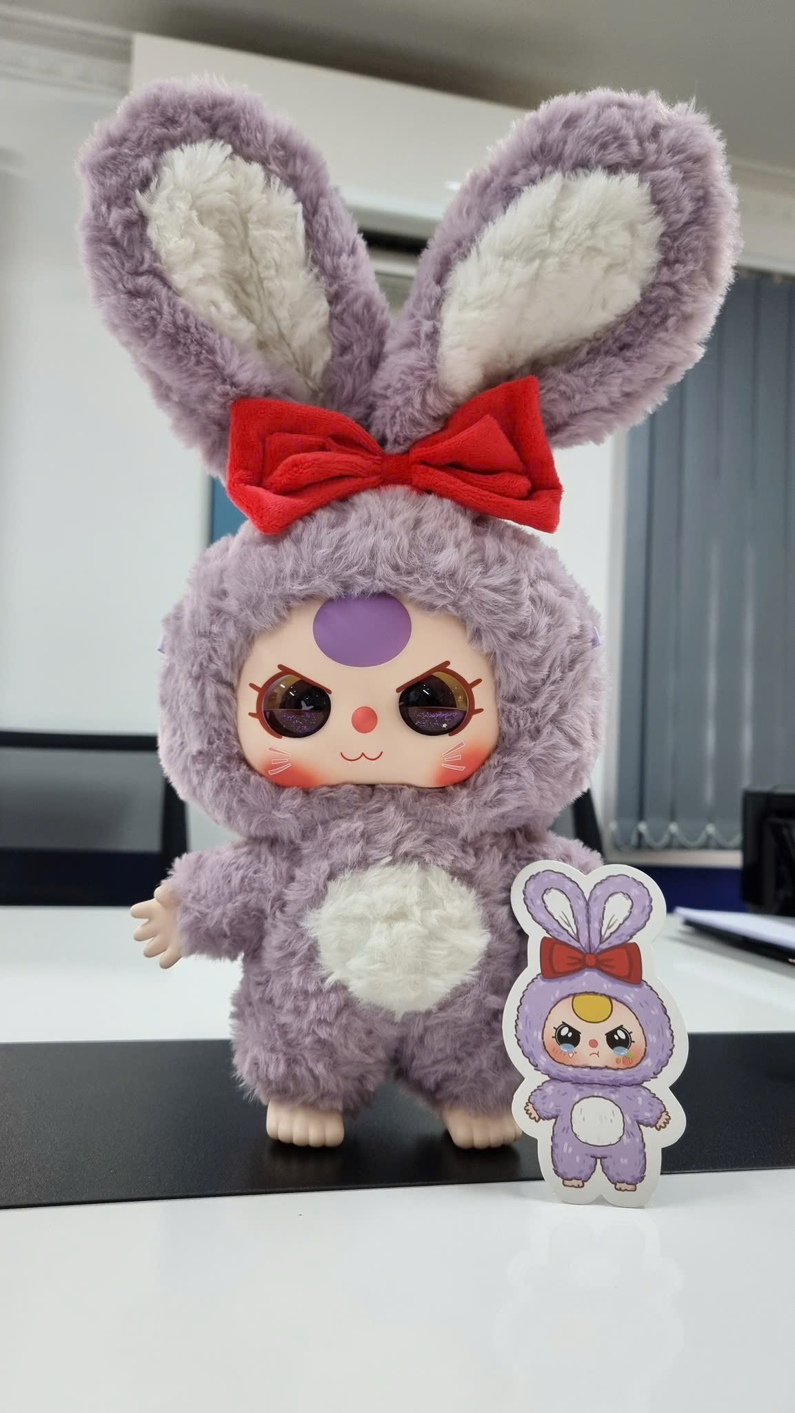1188 - Baby three 400% Big Baby - Lựa Mẫu (Mắt ngẫu nhiên) - Baby Three Animal Party Big Cute Plush Series Art Toy [CHÍNH HÃNG]