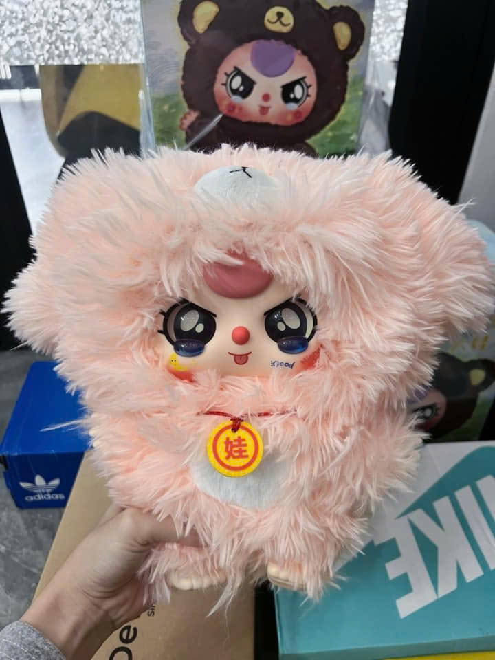 1188 - Baby three 400% Big Baby - Lựa Mẫu (Mắt ngẫu nhiên) - Baby Three Animal Party Big Cute Plush Series Art Toy [CHÍNH HÃNG]