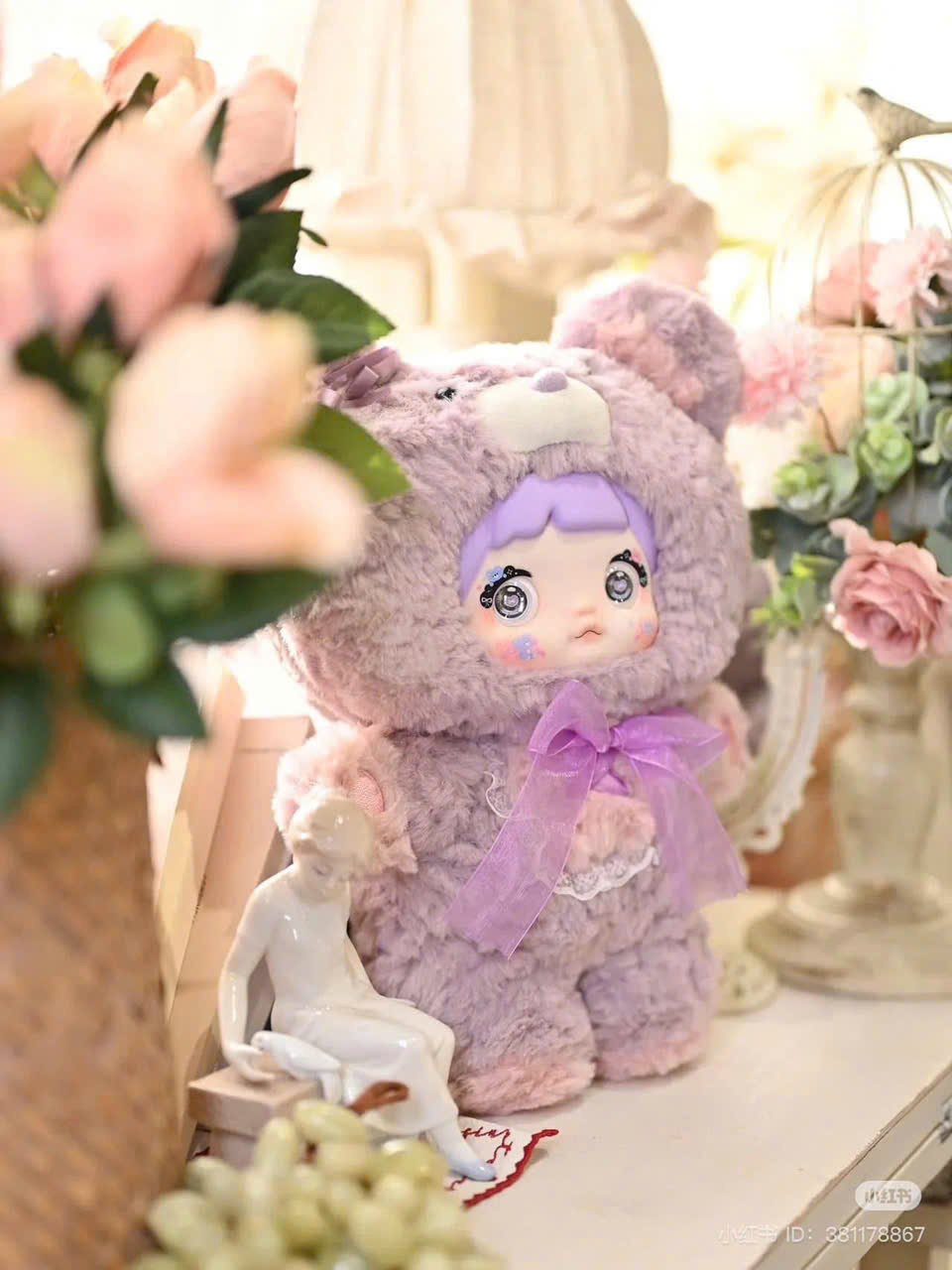 1232  - Nommi 400  - 1 Blind Box Ngẫu Nhiên - Baby Three Nommi Good Night Bear 400% Plush Series Art Toy [CHÍNH HÃNG]
