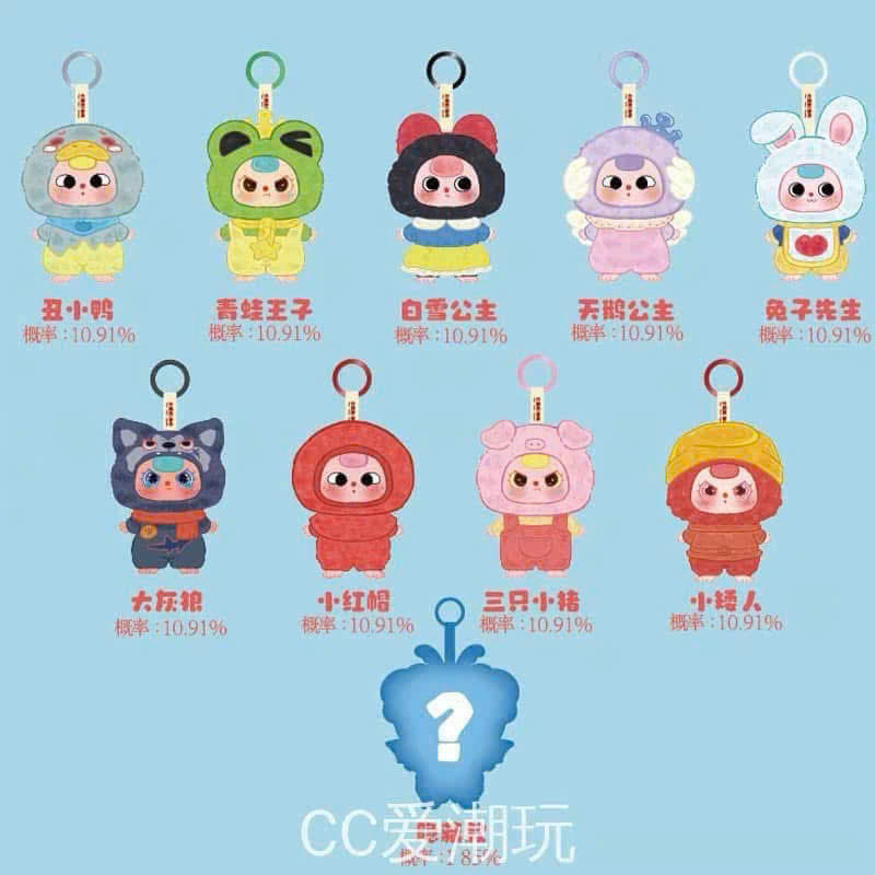 1269  - Baby Three Cổ Tích - Set 9 Bé Ngẫu Nhiên - BB3 Children's Wonderland Art Toy [CHÍNH HÃNG]