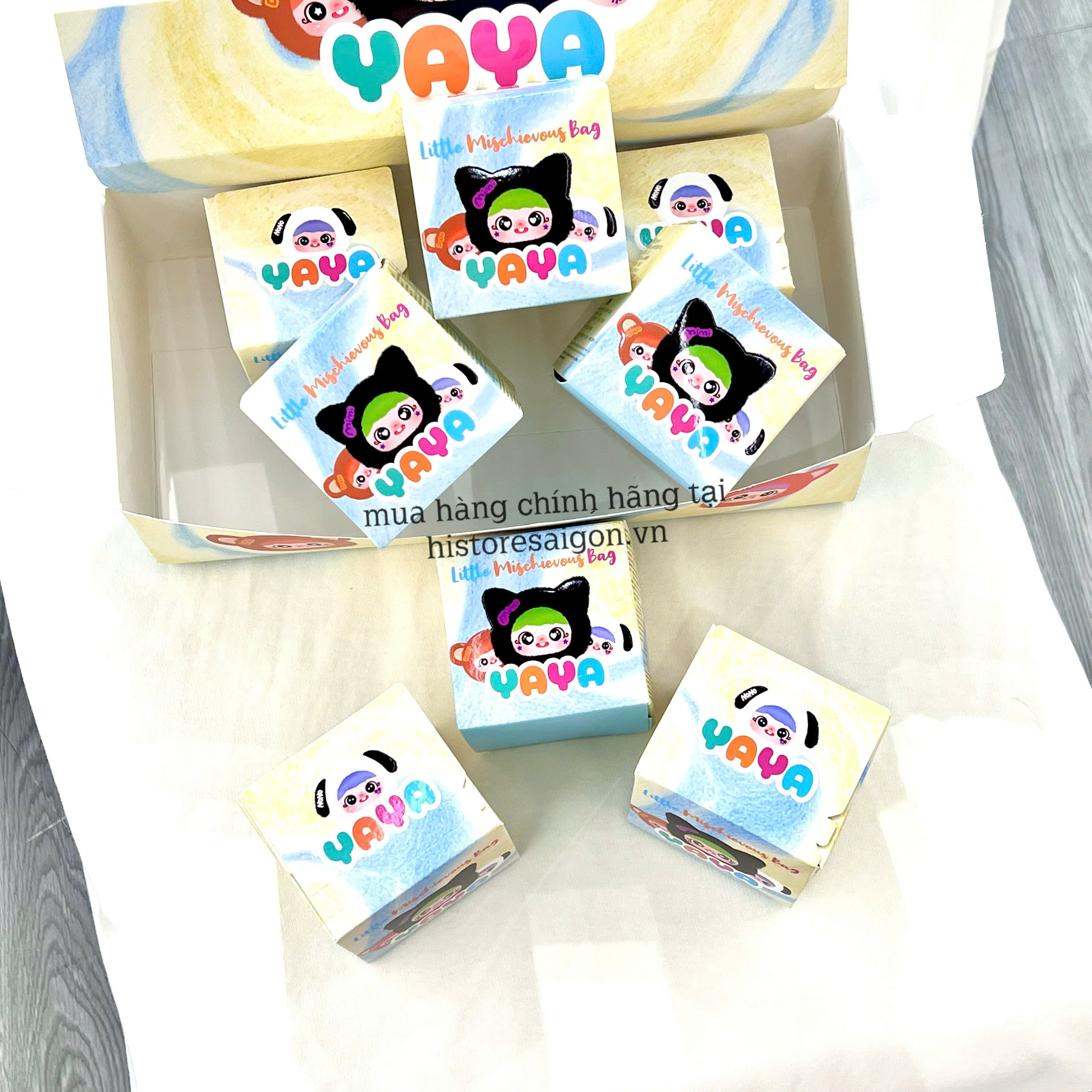 1311 - Baby Three YAYA V1 YAYA Thú Blindbox Ngẫu Nhiên - Baby Three Happy Ghost YAYA Litlle Mischievous Bag Plush Pendant [CHÍNH HÃNG]