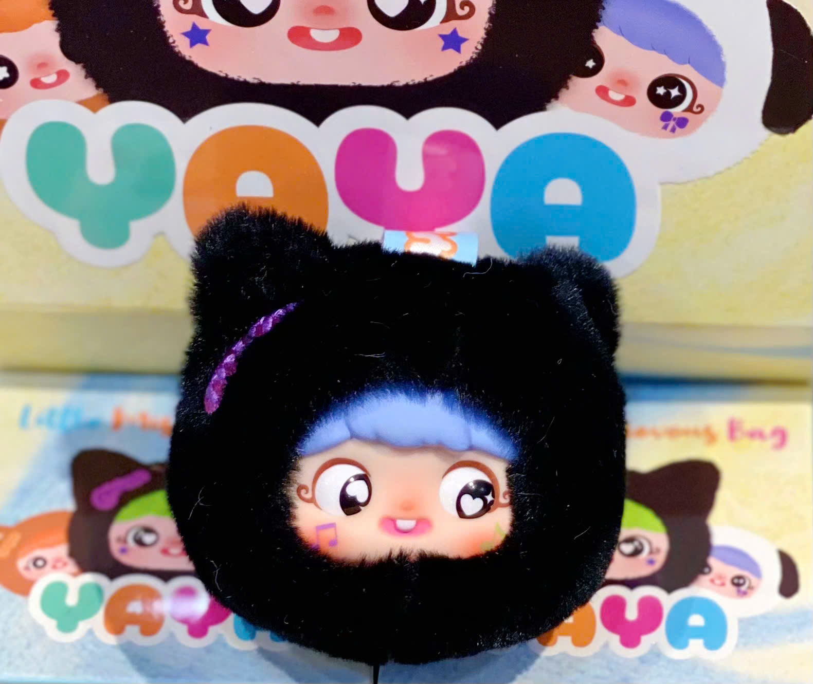 1311 - Baby Three YAYA V1 YAYA Thú Blindbox Ngẫu Nhiên - Baby Three Happy Ghost YAYA Litlle Mischievous Bag Plush Pendant [CHÍNH HÃNG]