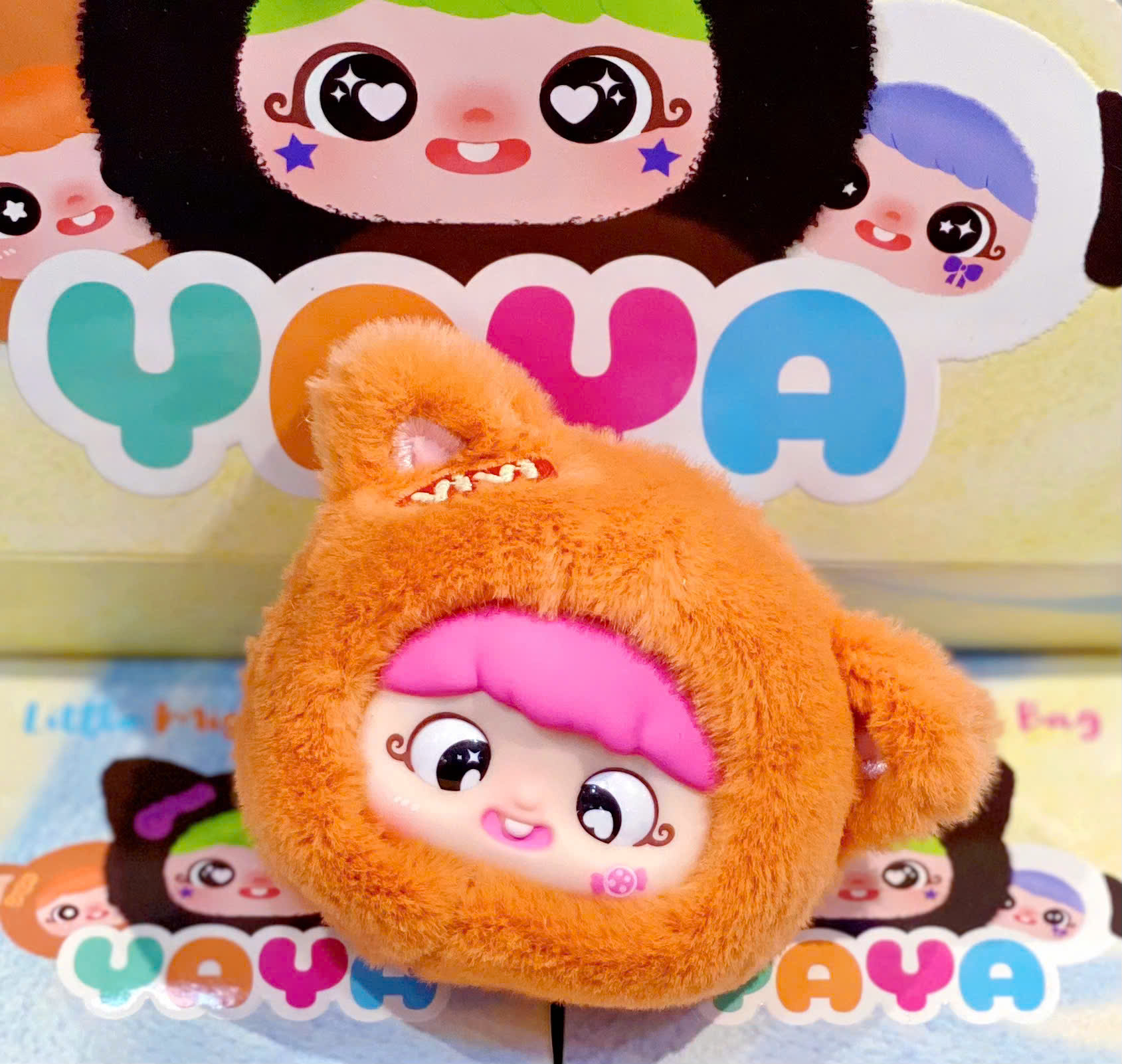 1311 - Baby Three YAYA V1 YAYA Thú Blindbox Ngẫu Nhiên - Baby Three Happy Ghost YAYA Litlle Mischievous Bag Plush Pendant [CHÍNH HÃNG]
