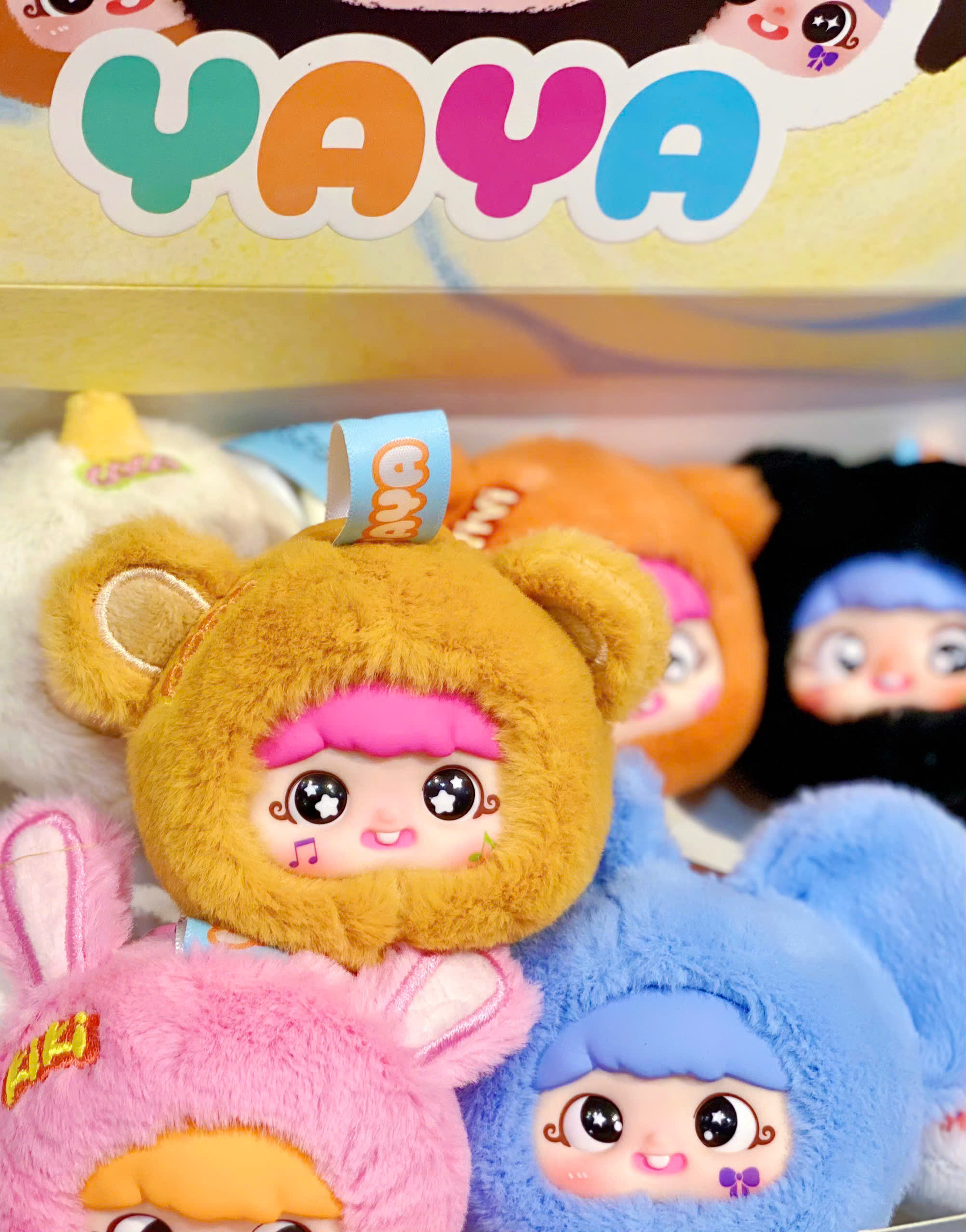1311 - Baby Three YAYA V1 YAYA Thú Blindbox Ngẫu Nhiên - Baby Three Happy Ghost YAYA Litlle Mischievous Bag Plush Pendant [CHÍNH HÃNG]