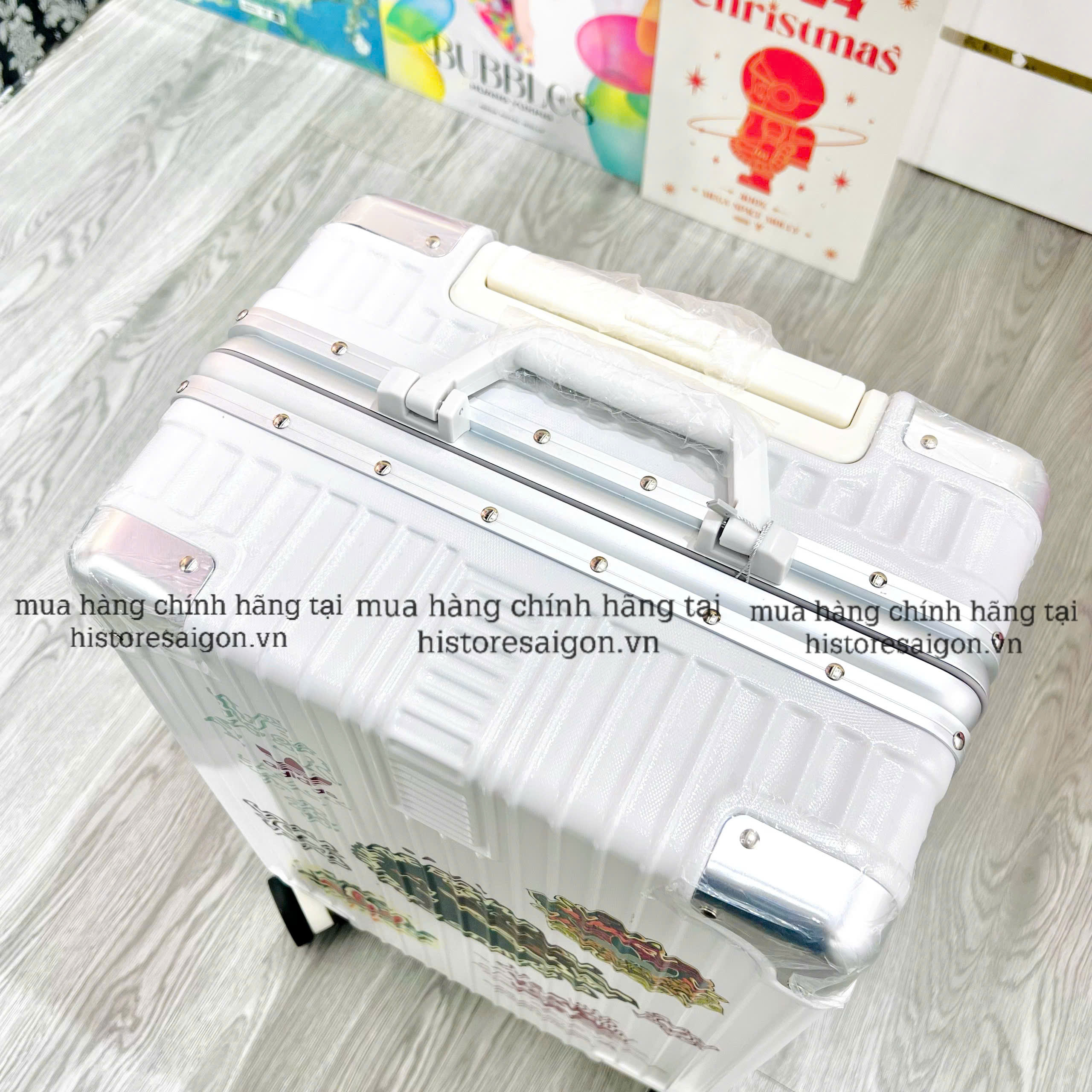 648 - Vali Adidas Travel Xách Tay Size Cabin 22 Xách Tay Trắng Sữa [HÀNG CHÍNH HÃNG]