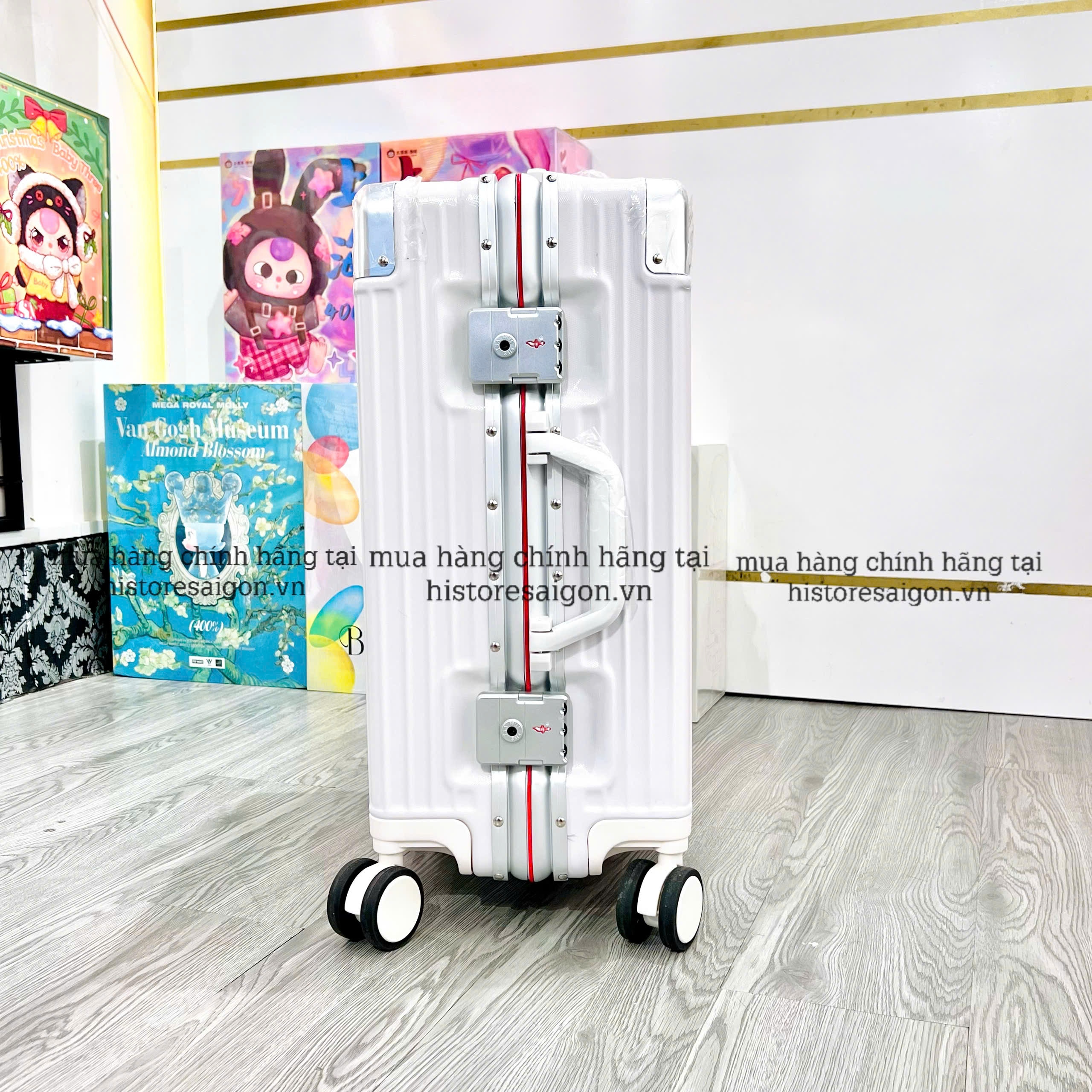 648 - Vali Adidas Travel Xách Tay Size Cabin 22 Xách Tay Trắng Sữa [HÀNG CHÍNH HÃNG]