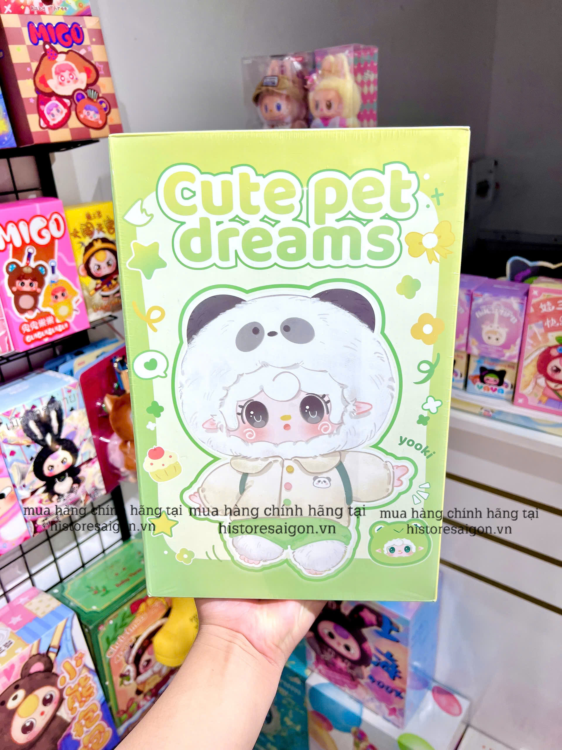 1400 - Yooki 400% Blindbox Cute Pet Dreams Blindbox Hộp Ngẫu Nhiên [CHÍNH HÃNG]