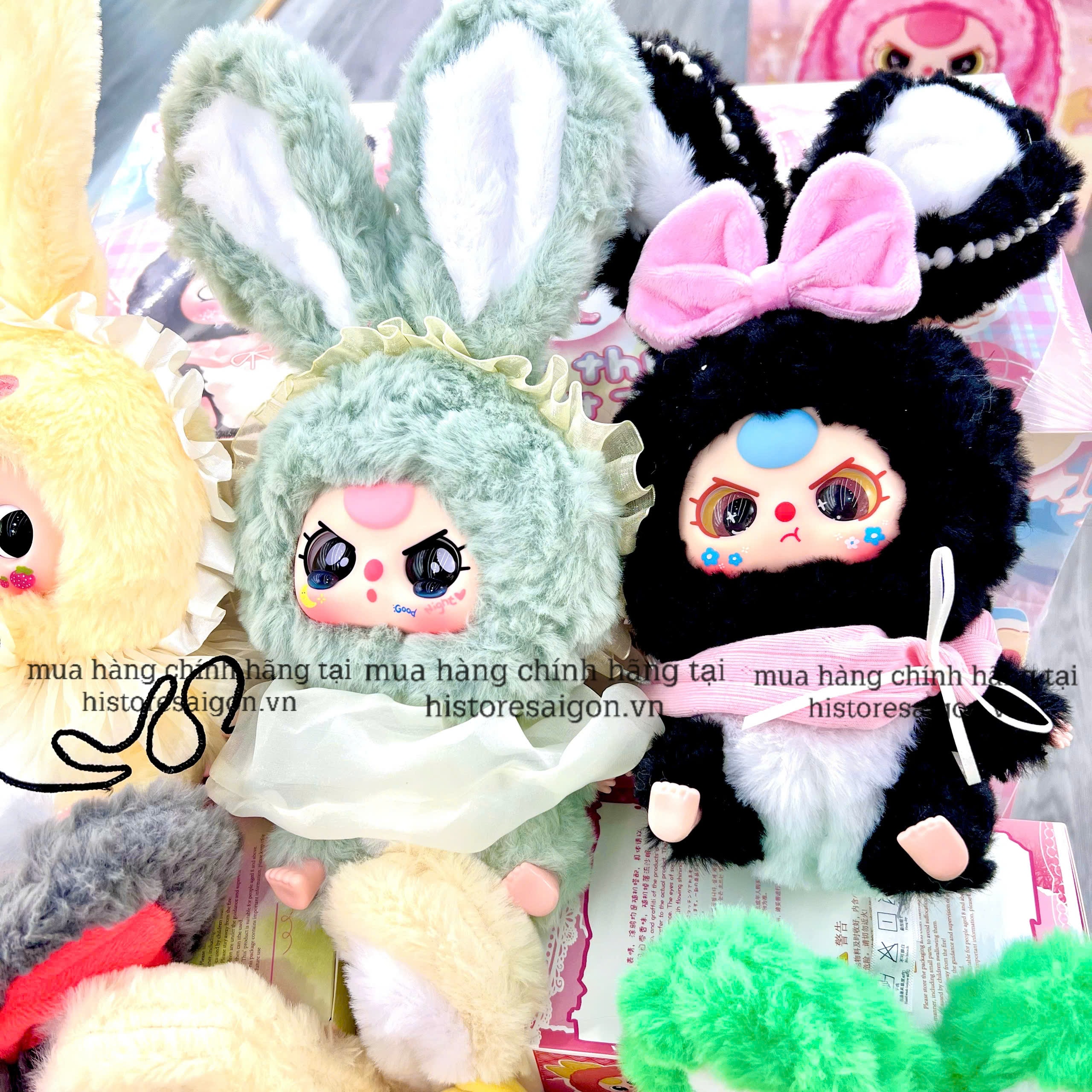 1329 - Baby Three Thỏ Thị Trấn V2 Blindbox - BB3 Thỏ Thị Trấn V2 Blindbox Ngẫu Nhiên - Baby Three Lily Rabbit Town Plush - 1 Box Lẻ Ngẫu Nhiên  [CHÍNH HÃNG]
