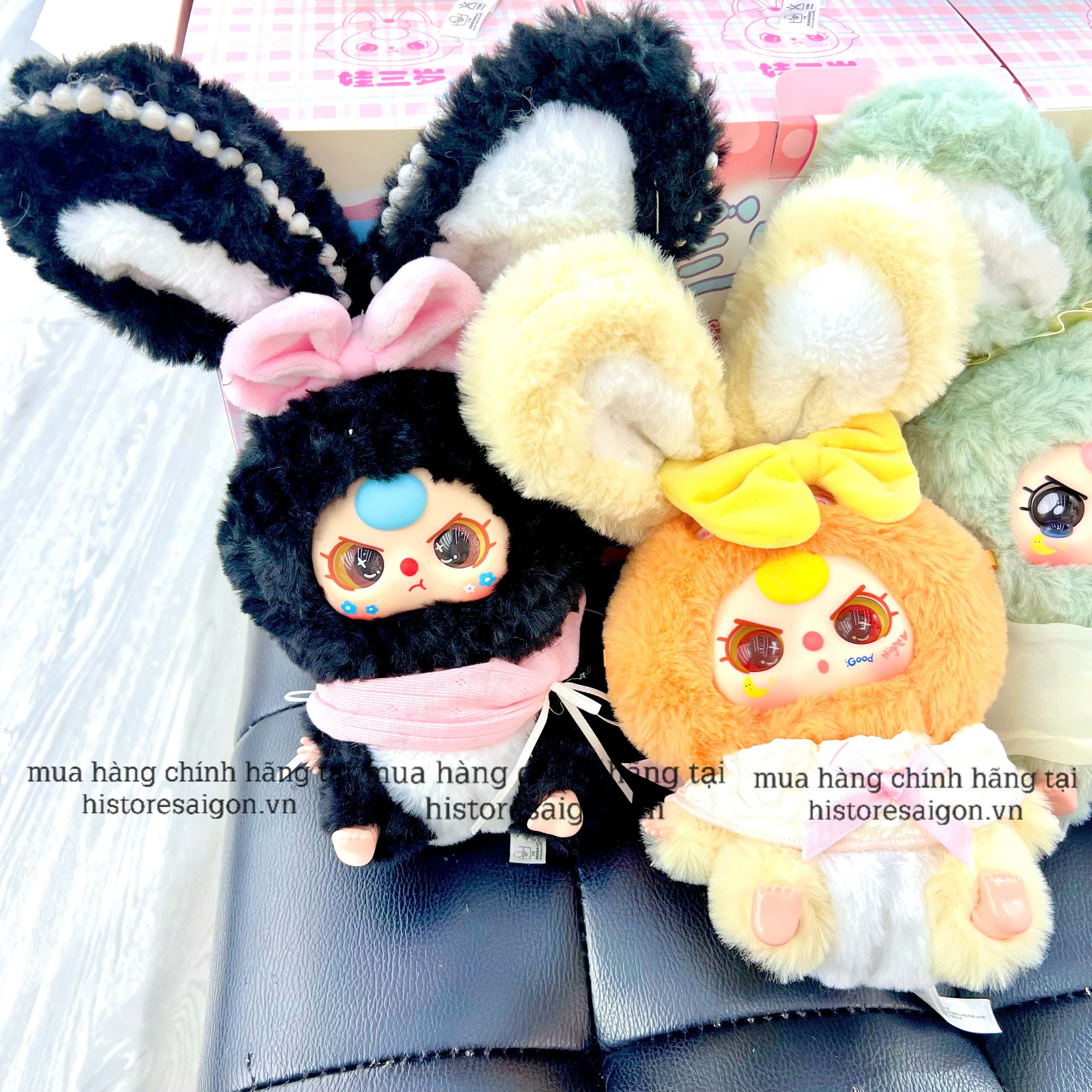 1329 - Baby Three Thỏ Thị Trấn V2 Blindbox - BB3 Thỏ Thị Trấn V2 Blindbox Ngẫu Nhiên - Baby Three Lily Rabbit Town Plush - 1 Box Lẻ Ngẫu Nhiên  [CHÍNH HÃNG]