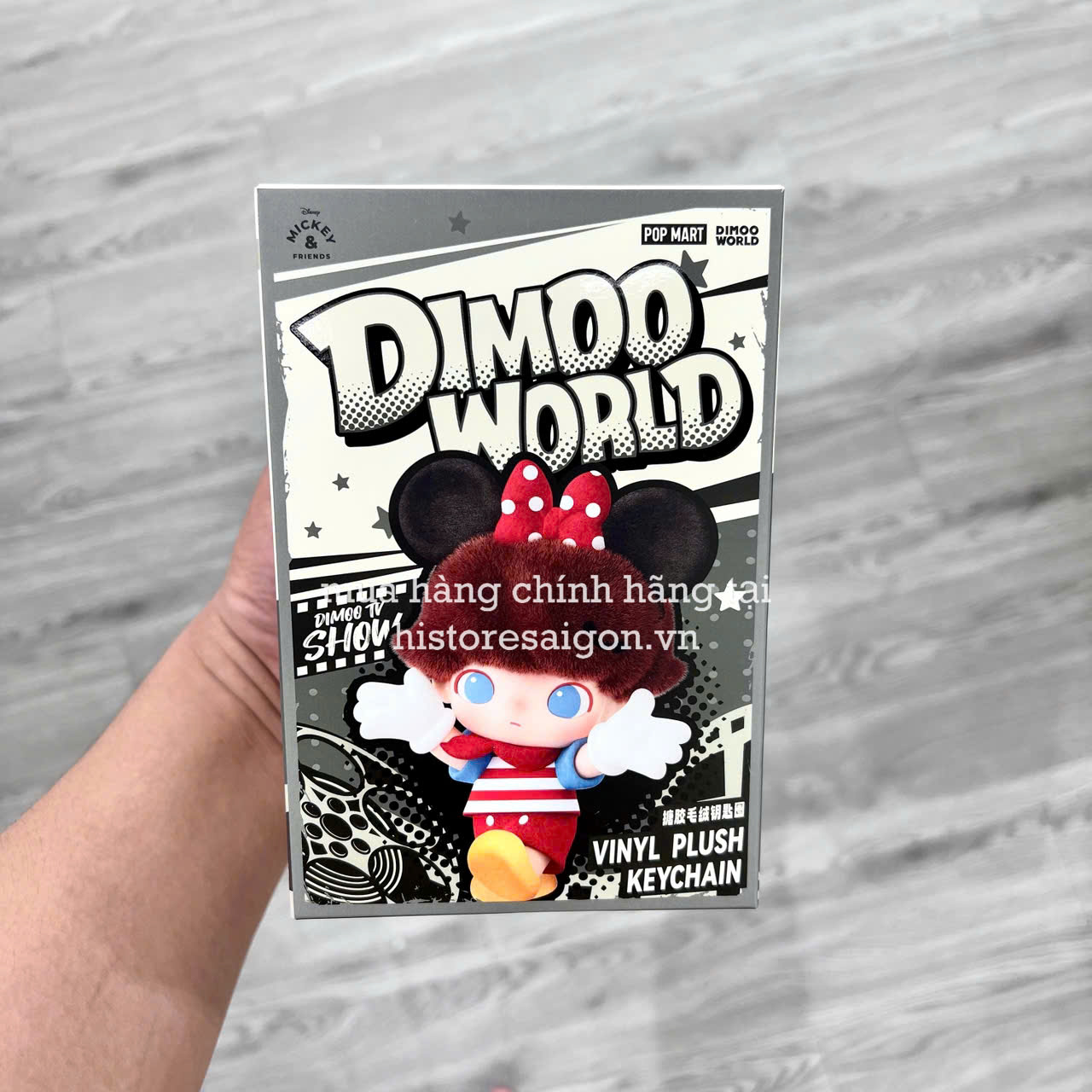 1338 - Dimoo World Blindbox - Dimoo Bông Blindbox - POPMART Dimoo World x Disney Series-Vinyl Plush Keychain Blindbox - Code 01302810652
