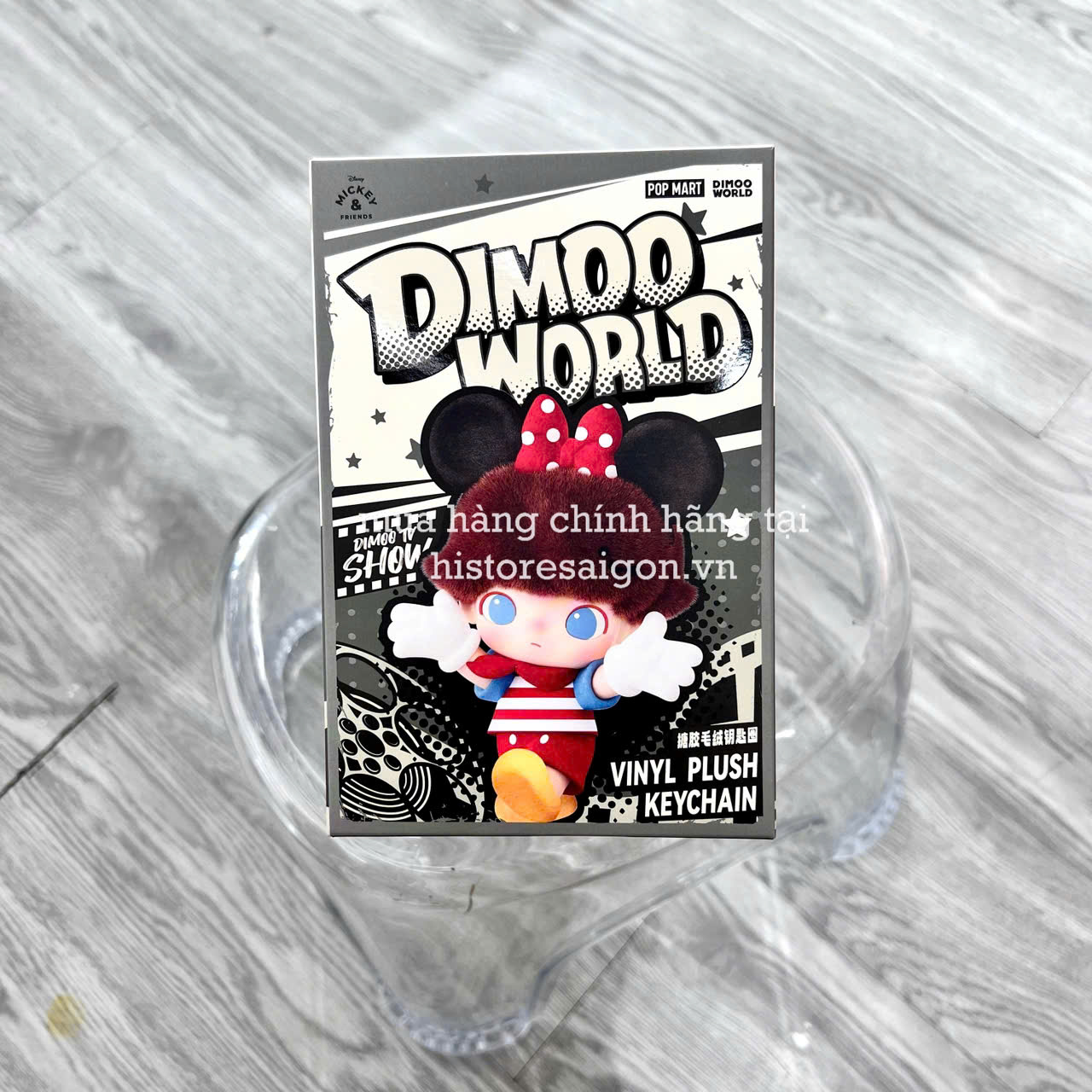 1338 - Dimoo World Blindbox - Dimoo Bông Blindbox - POPMART Dimoo World x Disney Series-Vinyl Plush Keychain Blindbox - Code 01302810652