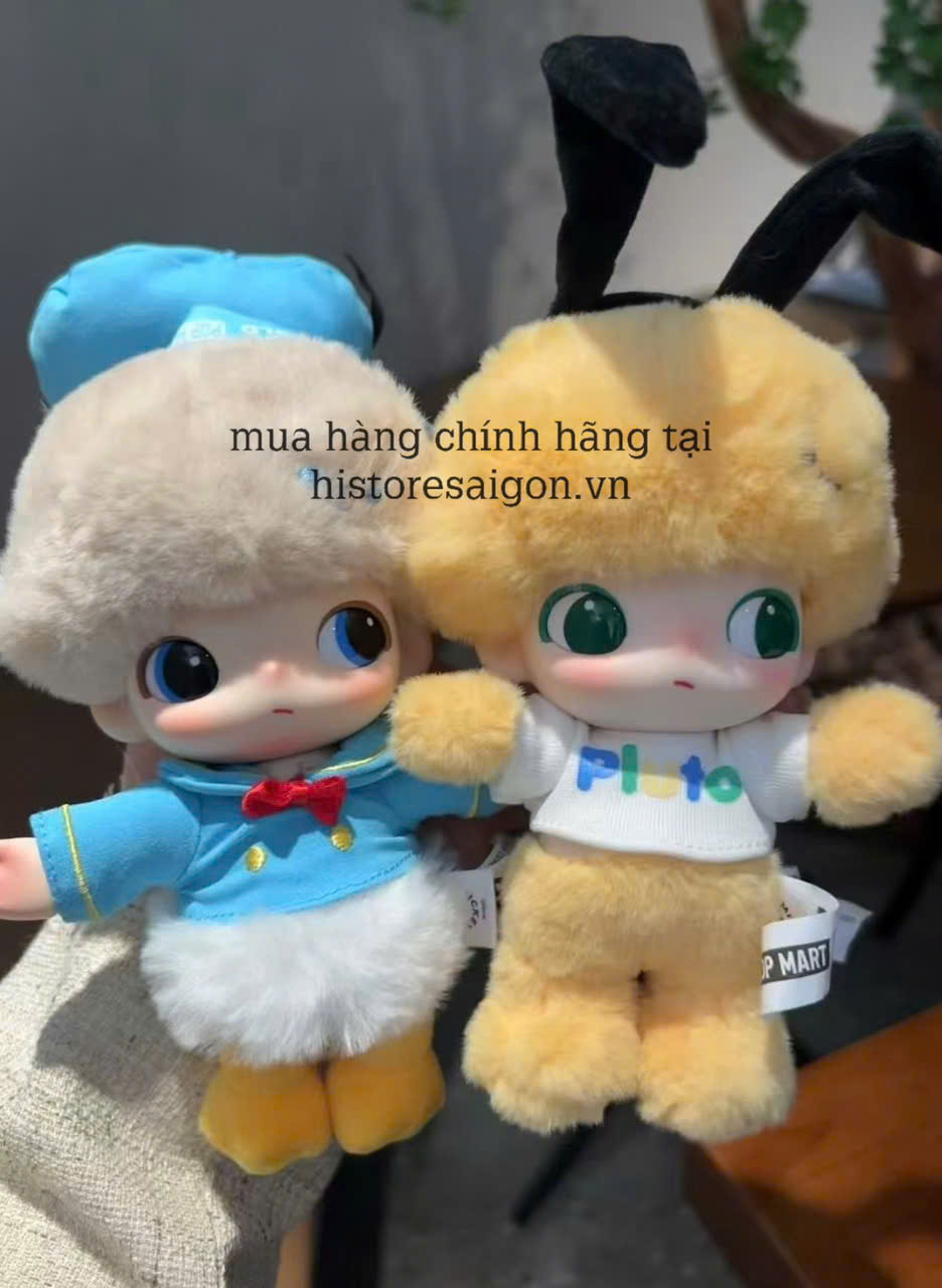 1357 - Dimoo Pluto - Dimoo Bông Pluto 's House - POPMART Dimoo World x Disney Series-Vinyl Plush Keychain Blindbox - Code 01302810652 [HÀNG CHÍNH HÃNG]