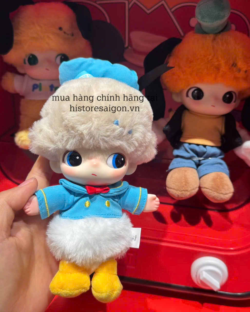 1354 - Dimoo Donal Duck - Dimoo Bông Donal Duck's Singing - POPMART Dimoo World x Disney Series-Vinyl Plush Keychain Blindbox - Code 01302810652 [HÀNG CHÍNH HÃNG]