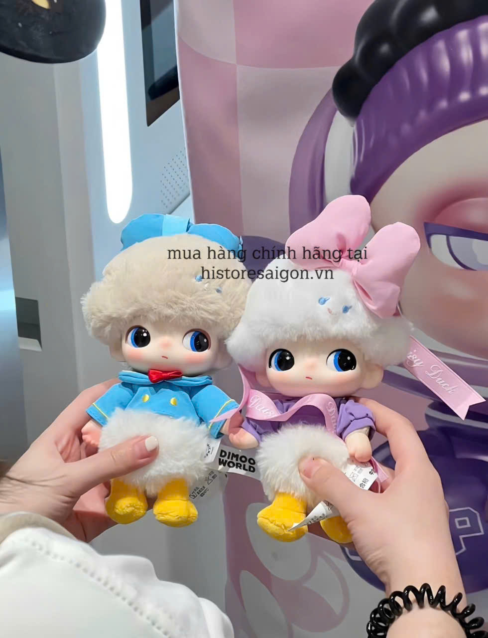 1355 - Dimoo Daisy - Dimoo Bông Daisy's Gift - POPMART Dimoo World x Disney Series-Vinyl Plush Keychain Blindbox - Code 01302810652 [HÀNG CHÍNH HÃNG]