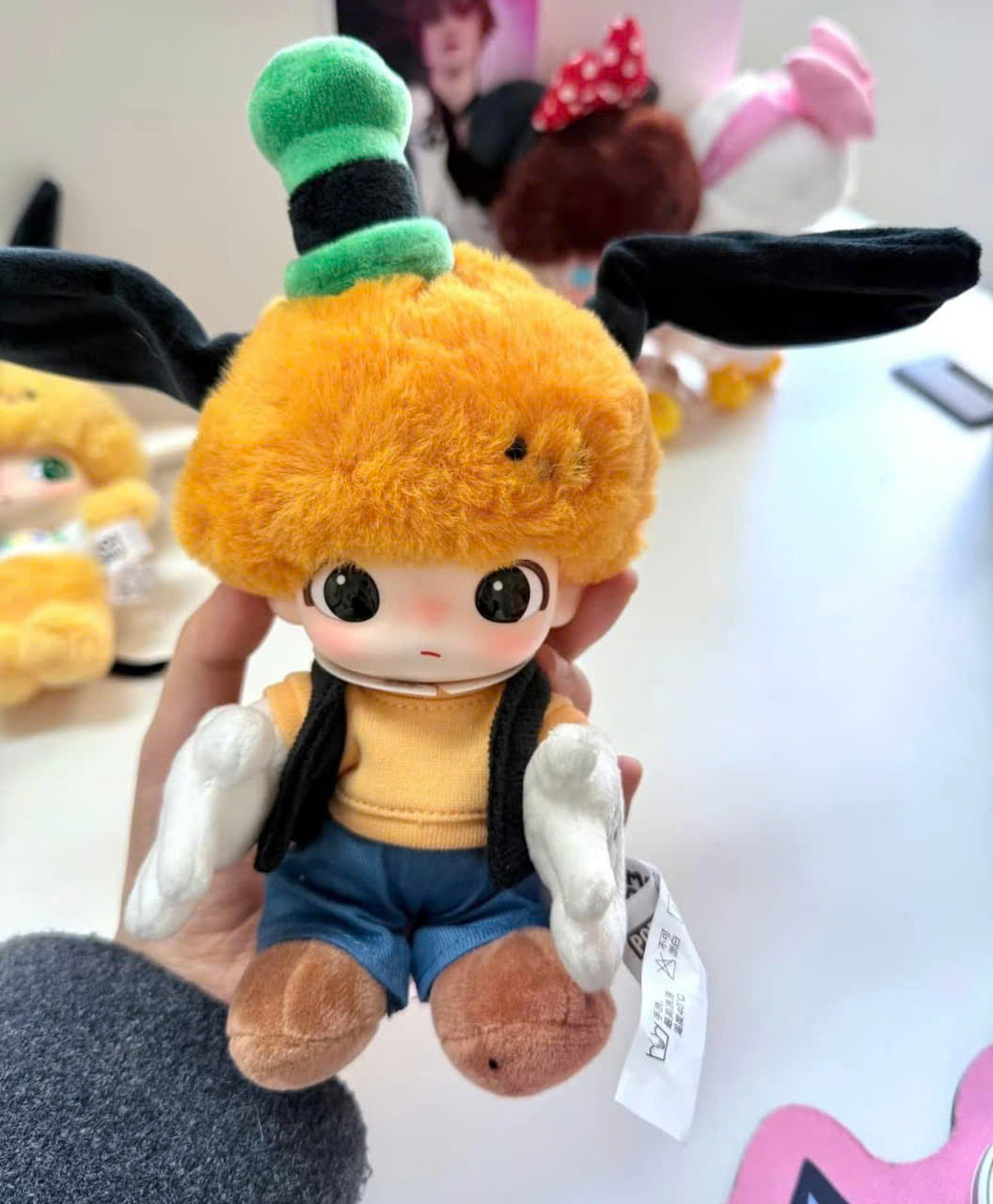 1356 - Dimoo Goffy - Dimoo Bông Goffy's Frank - POPMART Dimoo World x Disney Series-Vinyl Plush Keychain Blindbox - Code 01302810652 [HÀNG CHÍNH HÃNG]