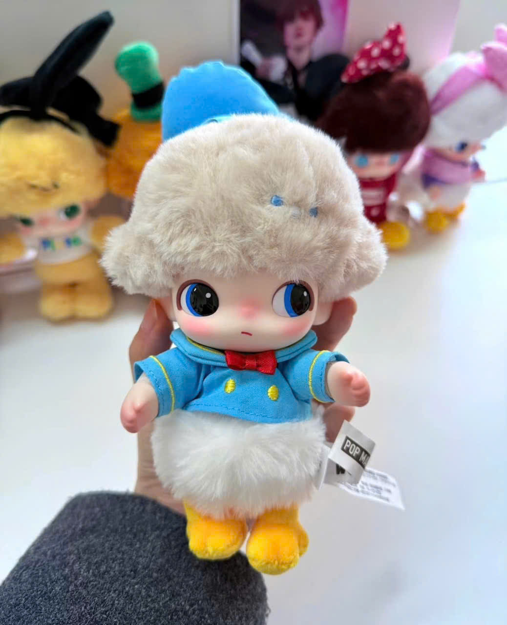 1354 - Dimoo Donal Duck - Dimoo Bông Donal Duck's Singing - POPMART Dimoo World x Disney Series-Vinyl Plush Keychain Blindbox - Code 01302810652 [HÀNG CHÍNH HÃNG]