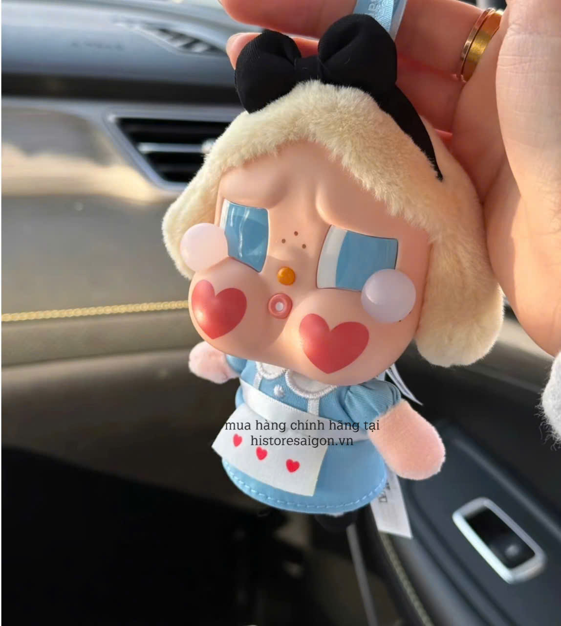 1372 - Crybaby Crying Again Alice She's Alice - Mô Hình Gấu Bông Art Toy POP MART CRYBABY Crying Again Series-Vinyl Face Plush Code 12403190031 [HÀNG CHÍNH HÃNG]