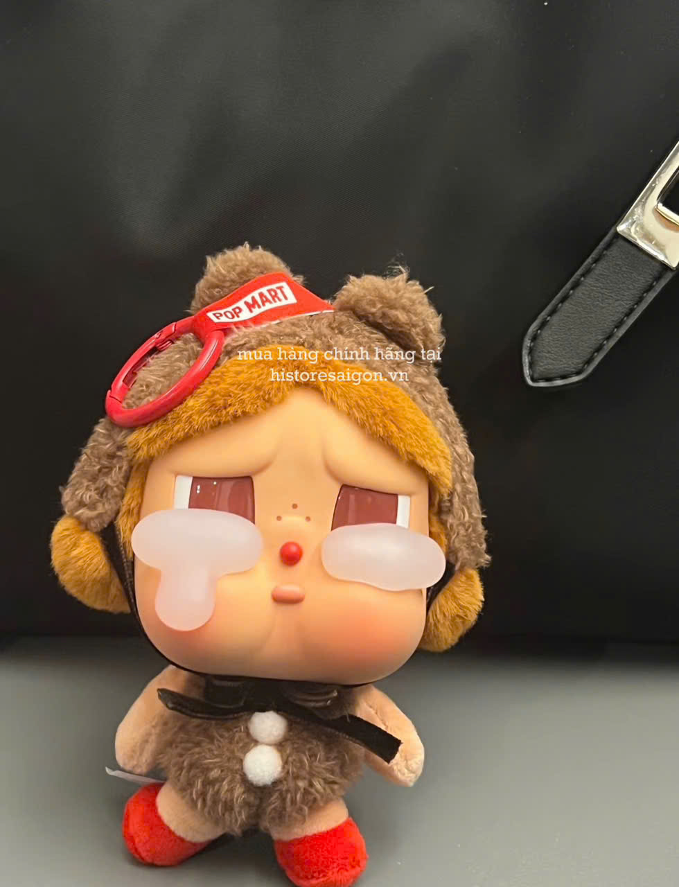 1369 - Crybaby Crying Again Gấu Nâu - Mô Hình Gấu Bông Art Toy POP MART CRYBABY Crying Again Series-Vinyl Face Plush Code 12403190031 [HÀNG CHÍNH HÃNG]