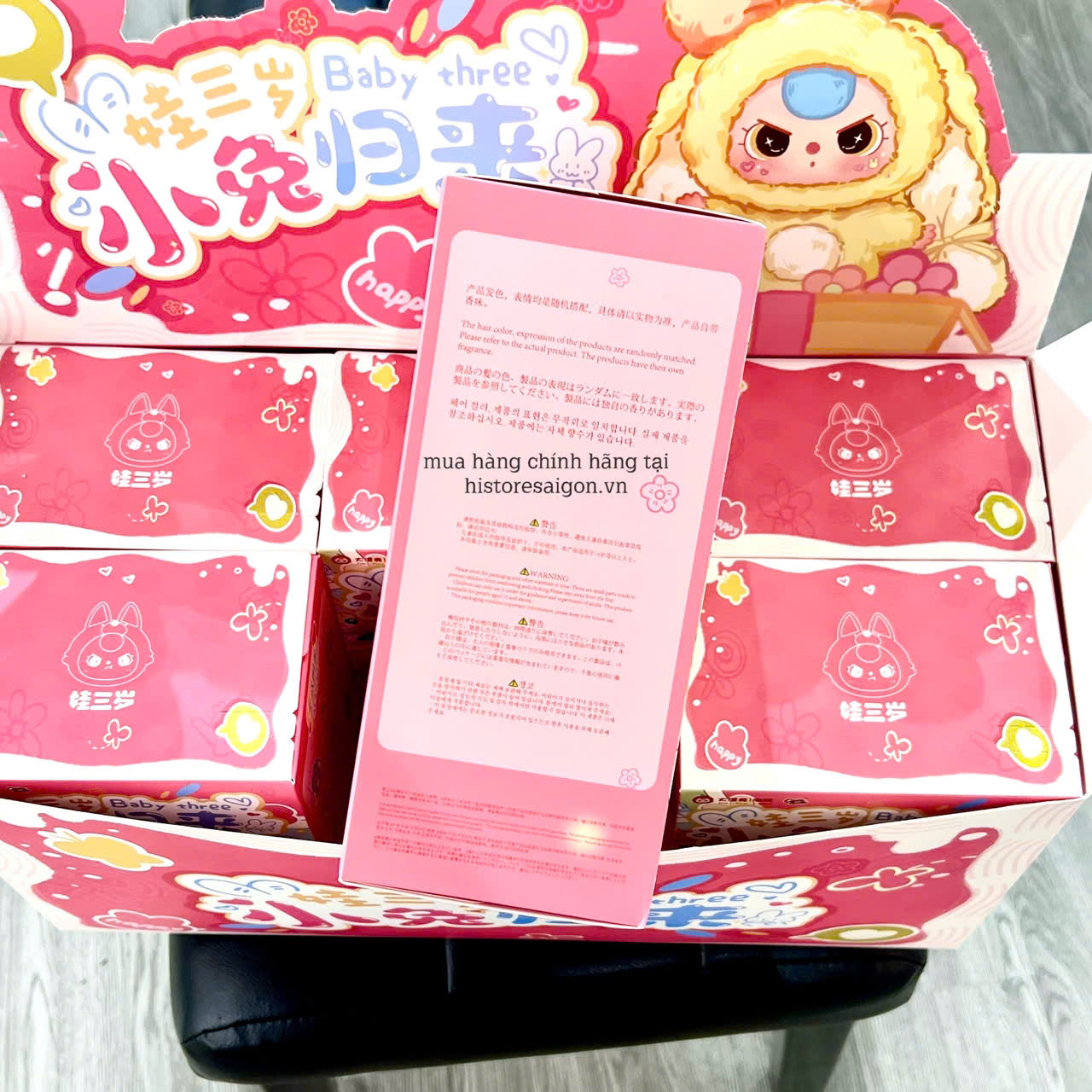1424 - Baby Three Thỏ Trở Về Blindbox 1 Hộp Ngẫu Nhiên - Baby Three Bunny Return Plush [CHÍNH HÃNG]