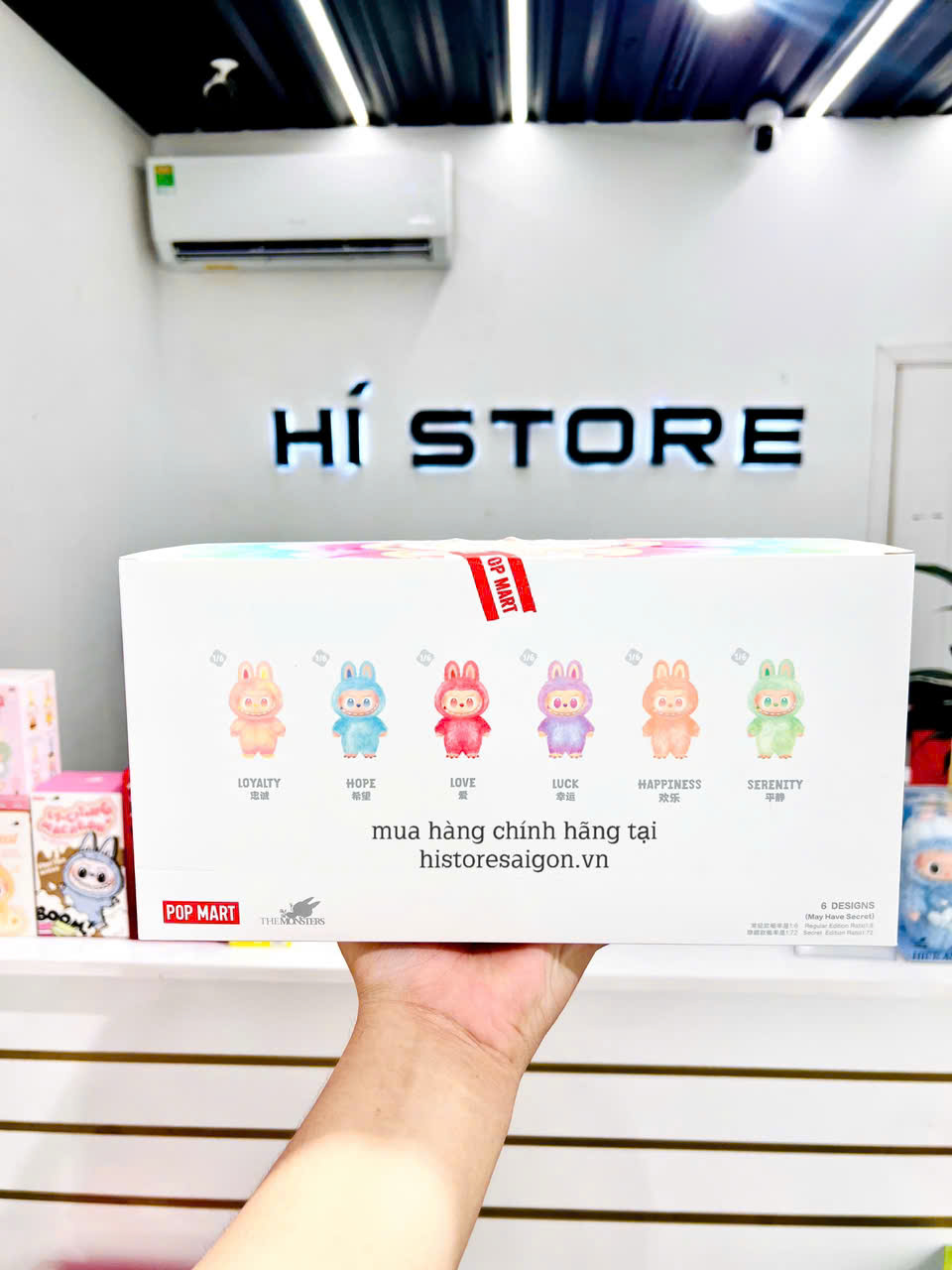 1396 - Labubu V3 Big Into Energy - Labubu V3 Gấu Bông Art Toy - Set 6 Hộp POP MART The Monsters Vinyl Face BlindBox [HÀNG CHÍNH HÃNG]