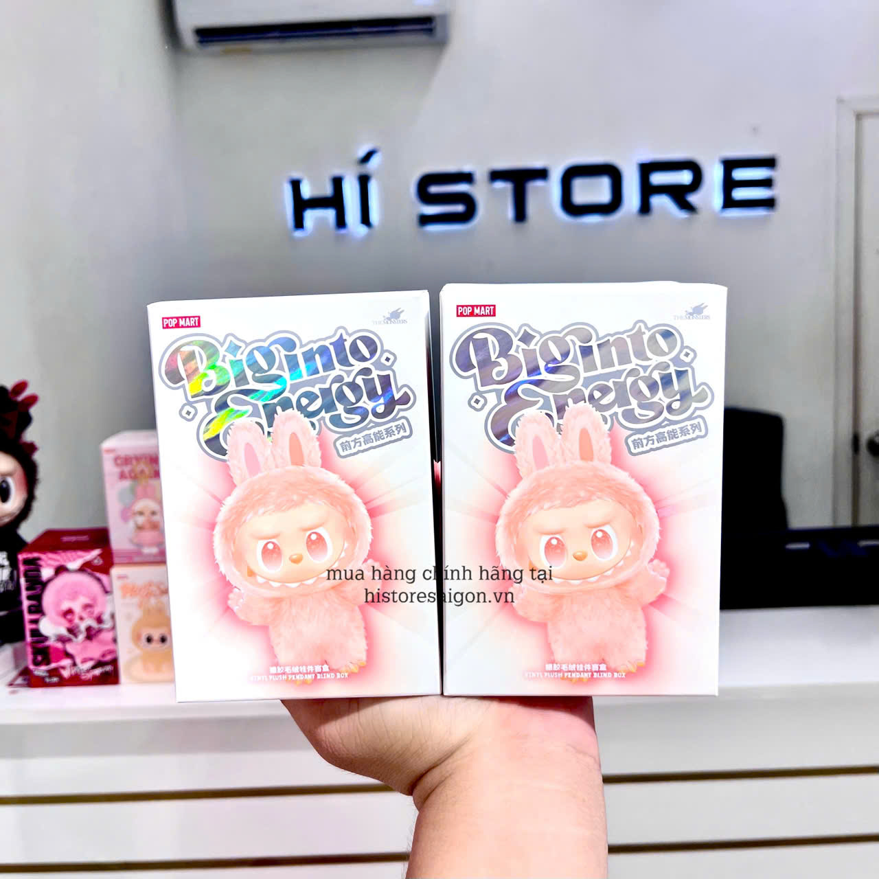 1422 - Labubu V3 Blindbox Big Into Energy POP MART The Monsters Vinyl Face BlindBox Gấu Bông Art Toy 01202810162 Hộp 1 Bé Ngẫu Nhiên [HÀNG CHÍNH HÃNG]