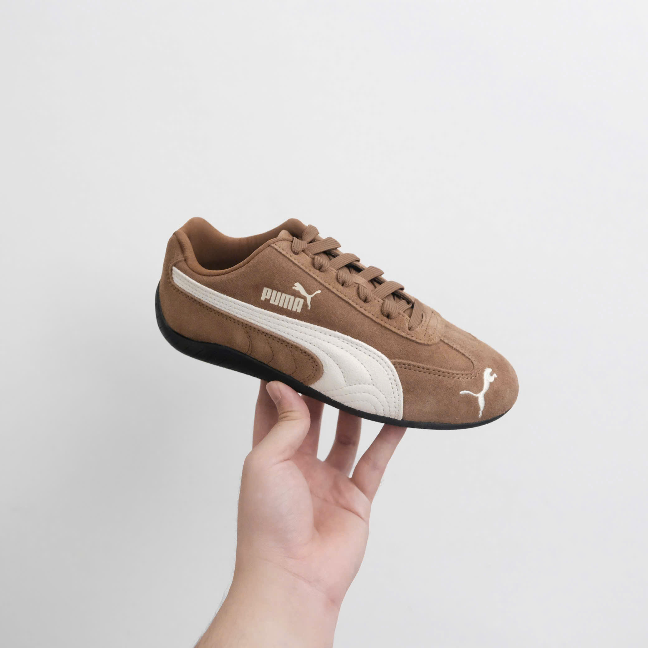 1414 - Giày Puma Speedcat OG "Dark Brown" Code 406329-31 - Puma Speedcat Nâu [CHÍNH HÃNG]