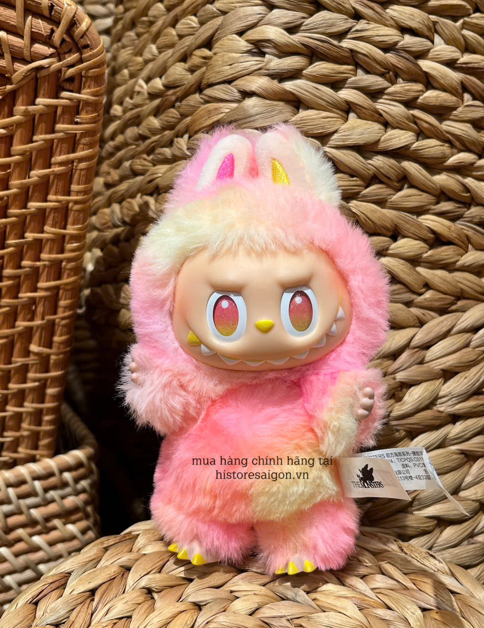 1427 - Labubu V3 LOYALTY - Labubu Hồng Loang - POP MART The Monsters Big Into Energy Vinyl Face 01202810162 Gấu Bông Art Toy [HÀNG CHÍNH HÃNG]