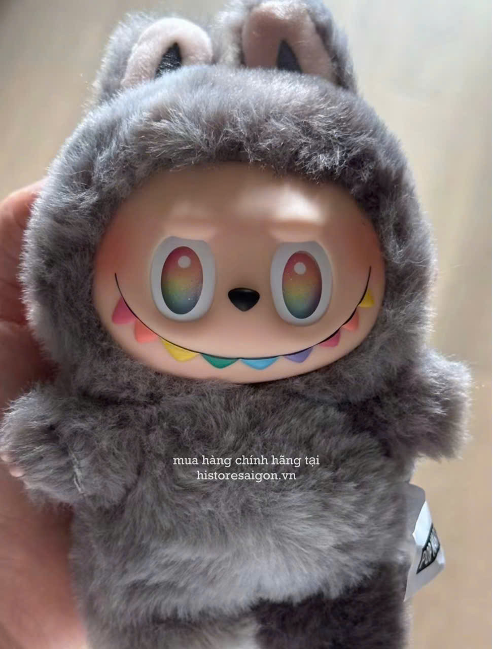 1433 - Labubu Secret V3 - Labubu Màu Xám - POP MART The Monsters Big Into Energy Vinyl Face 01202810162 Gấu Bông Art Toy [HÀNG CHÍNH HÃNG]
