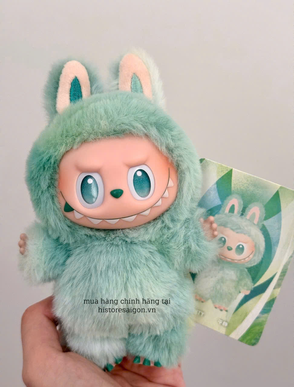 1431 - Labubu V3 SERENITY- Labubu Xanh Lá - POP MART The Monsters Big Into Energy Vinyl Face 01202810162 Gấu Bông Art Toy [HÀNG CHÍNH HÃNG]