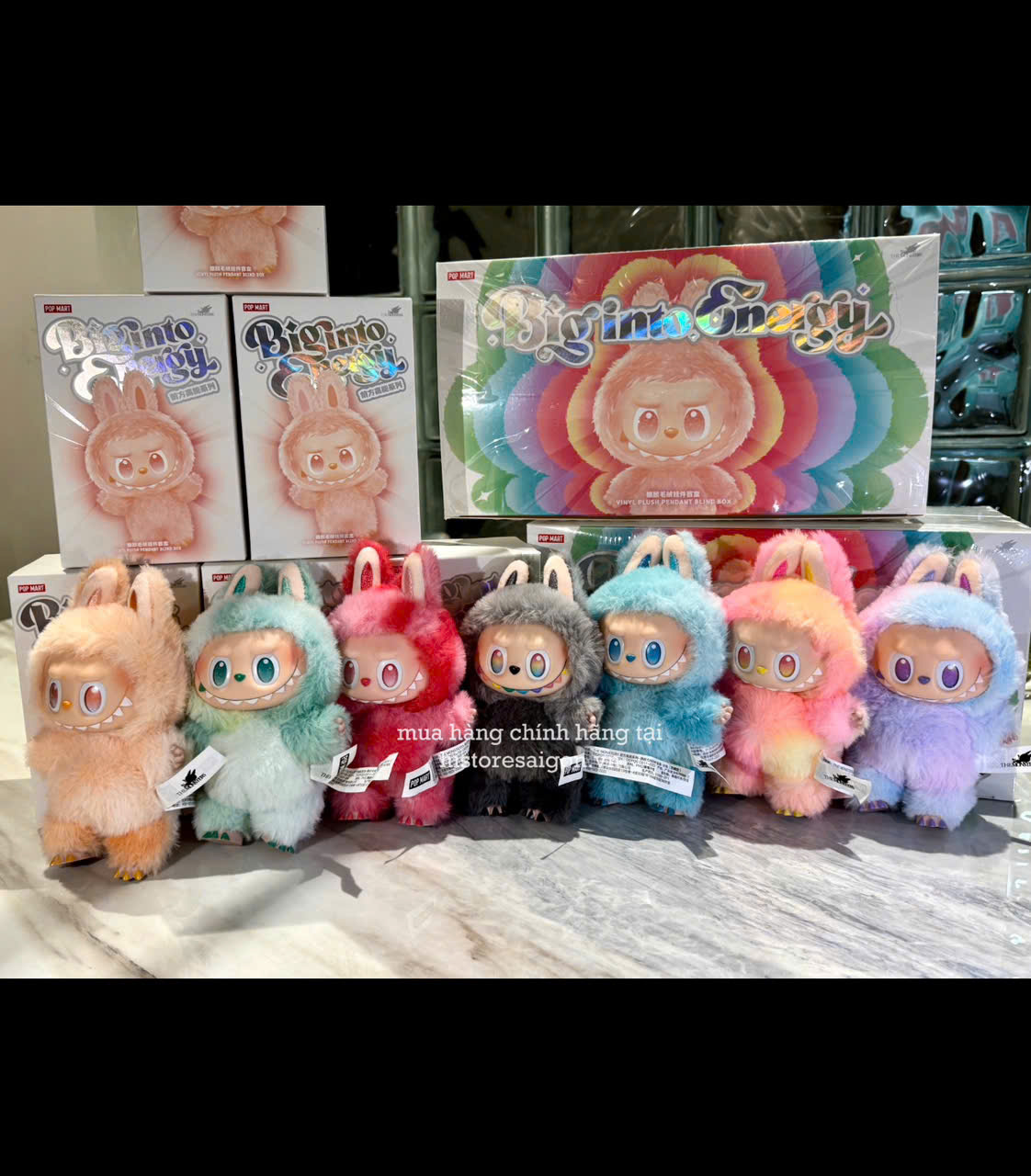 1396 - Labubu V3 Big Into Energy - Labubu V3 Gấu Bông Art Toy - Set 6 Hộp POP MART The Monsters Vinyl Face BlindBox [HÀNG CHÍNH HÃNG]