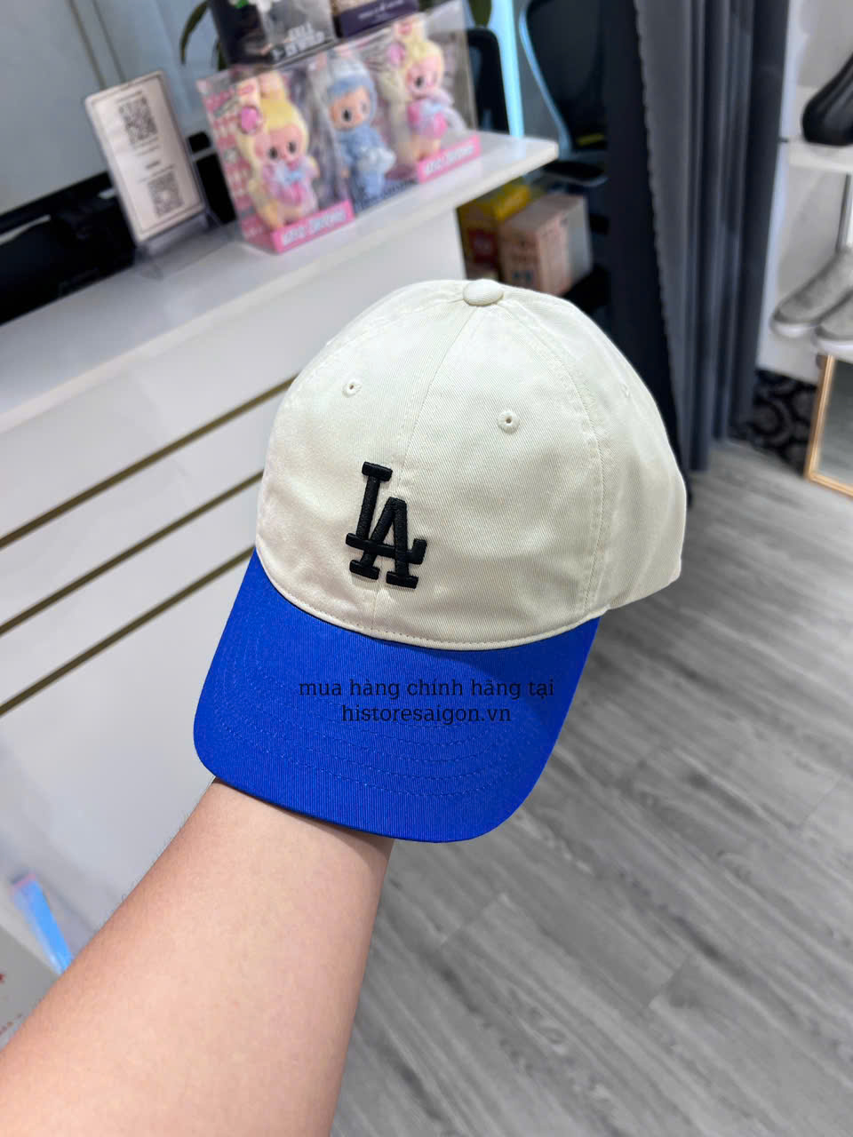 1445 - Nón MLB Basic Coloration Ball Cap LA Dodgers Blue 3ACP3303N-07CBS [CHÍNH HÃNG]