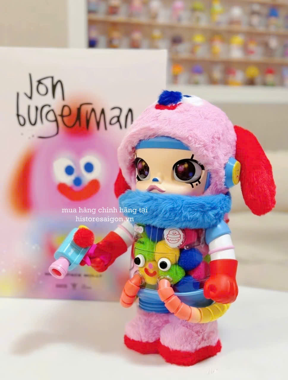 1419 - Molly Jon Burgerman 400% - POPMART MEGA SPACE MOLLY 400% Jon Burgerman [CHÍNH HÃNG]