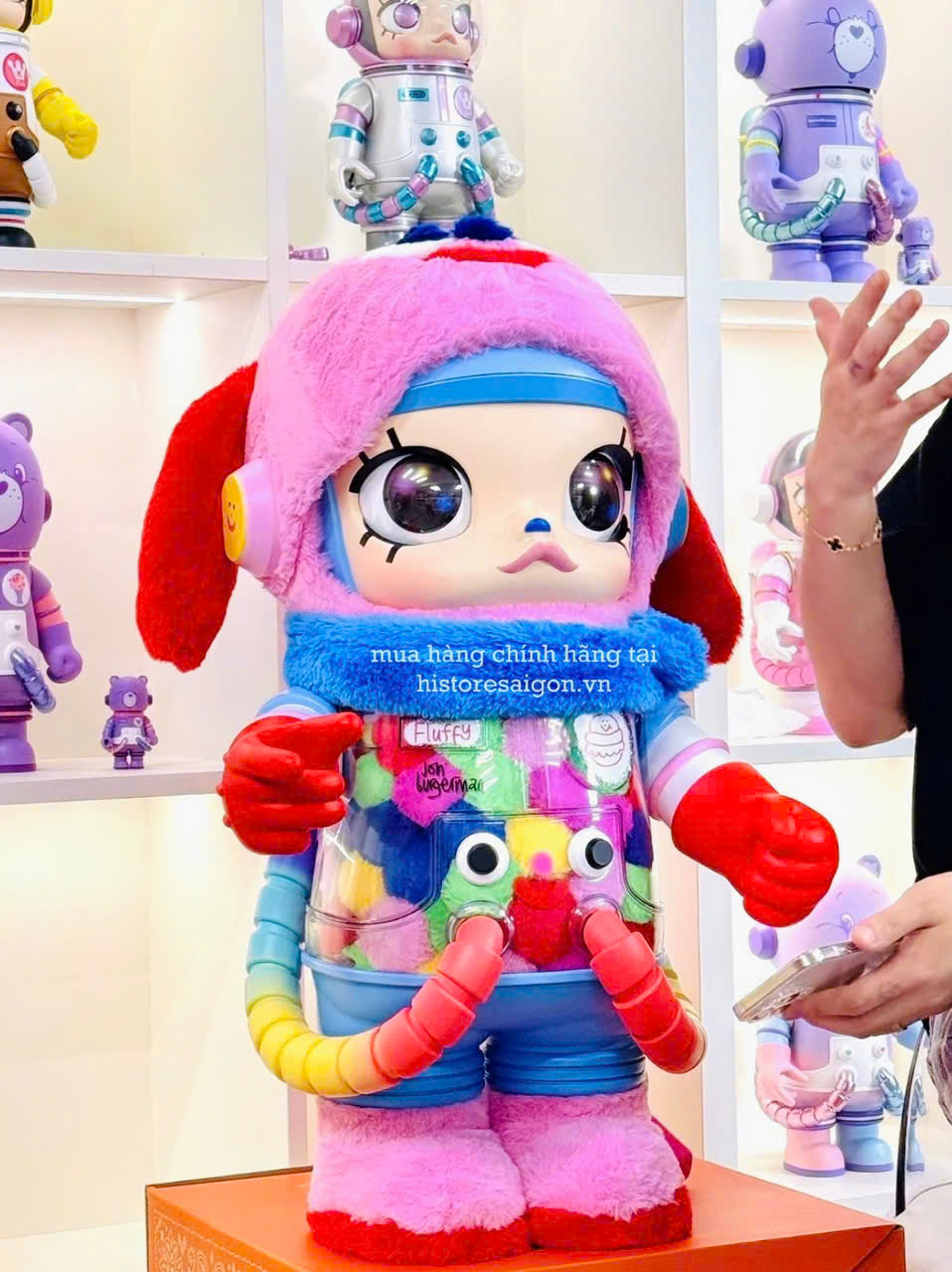 1420 - Molly Jon Burgerman 1000% - POPMART MEGA SPACE MOLLY 1000% Jon Burgerman [CHÍNH HÃNG]