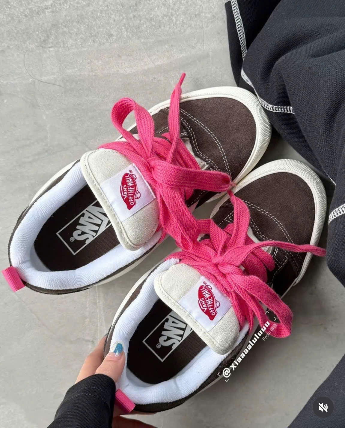 1486 -  Giày Vans Knu Brown Pink VN0009QCBF21 Nâu Dây Hồng [HÀNG CHÍNH HÃNG]