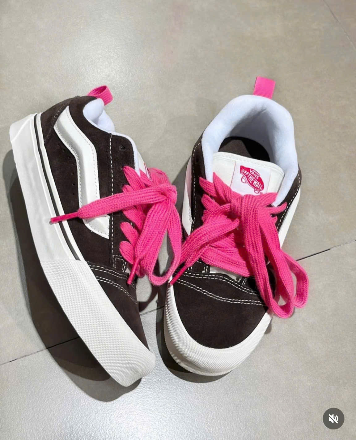 1486 -  Giày Vans Knu Brown Pink VN0009QCBF21 Nâu Dây Hồng [HÀNG CHÍNH HÃNG]