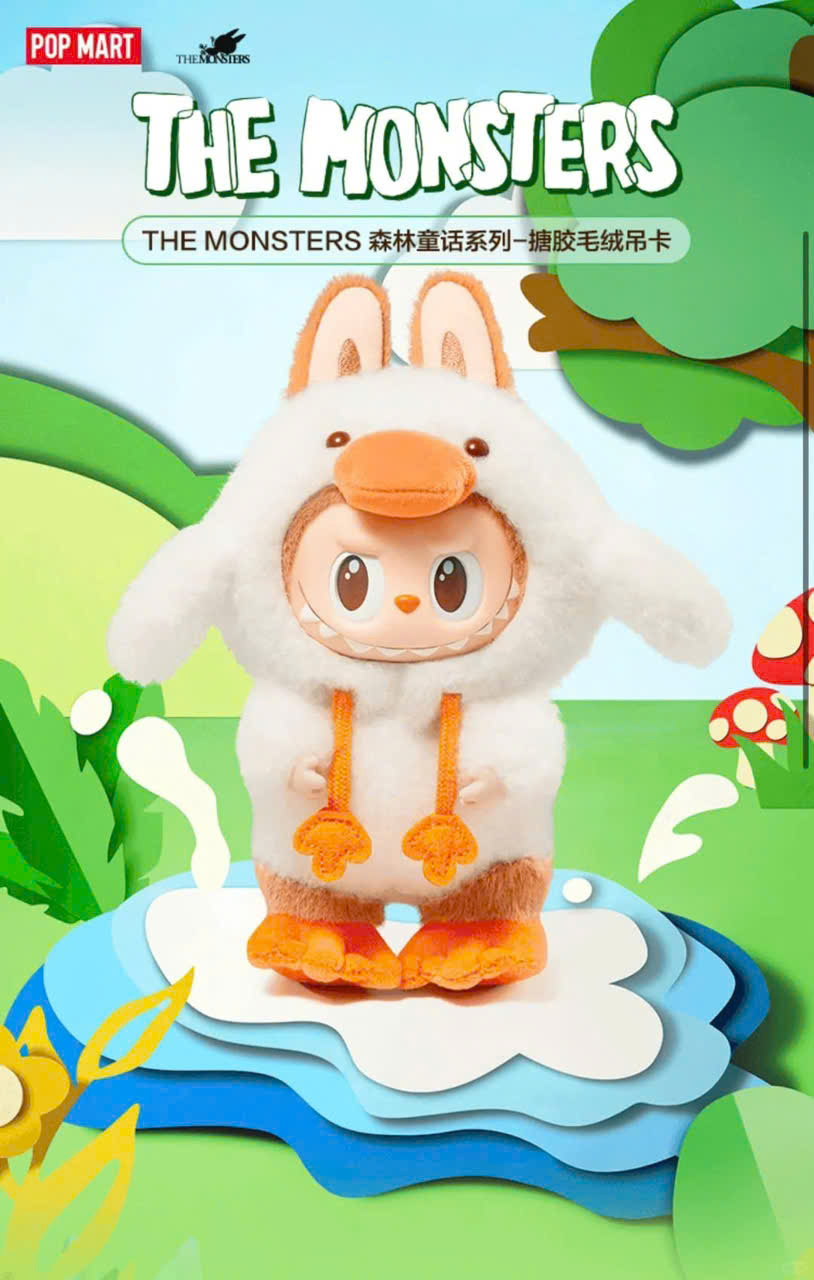 1497 - Labubu Forest Fairy Tale - Labubu Vịt - POPMART The Monster Forest Fairy Tae Series Viny Plush [HÀNG CHÍNH HÃNG]