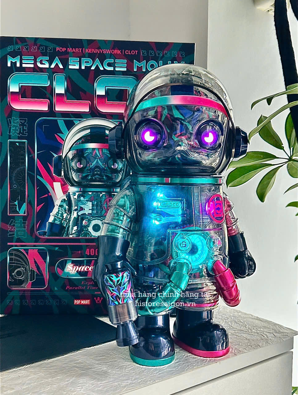 1498 - Molly Clot 400% - POPMART MEGA SPACE MOLLY 400% Clot Alienegra [CHÍNH HÃNG]