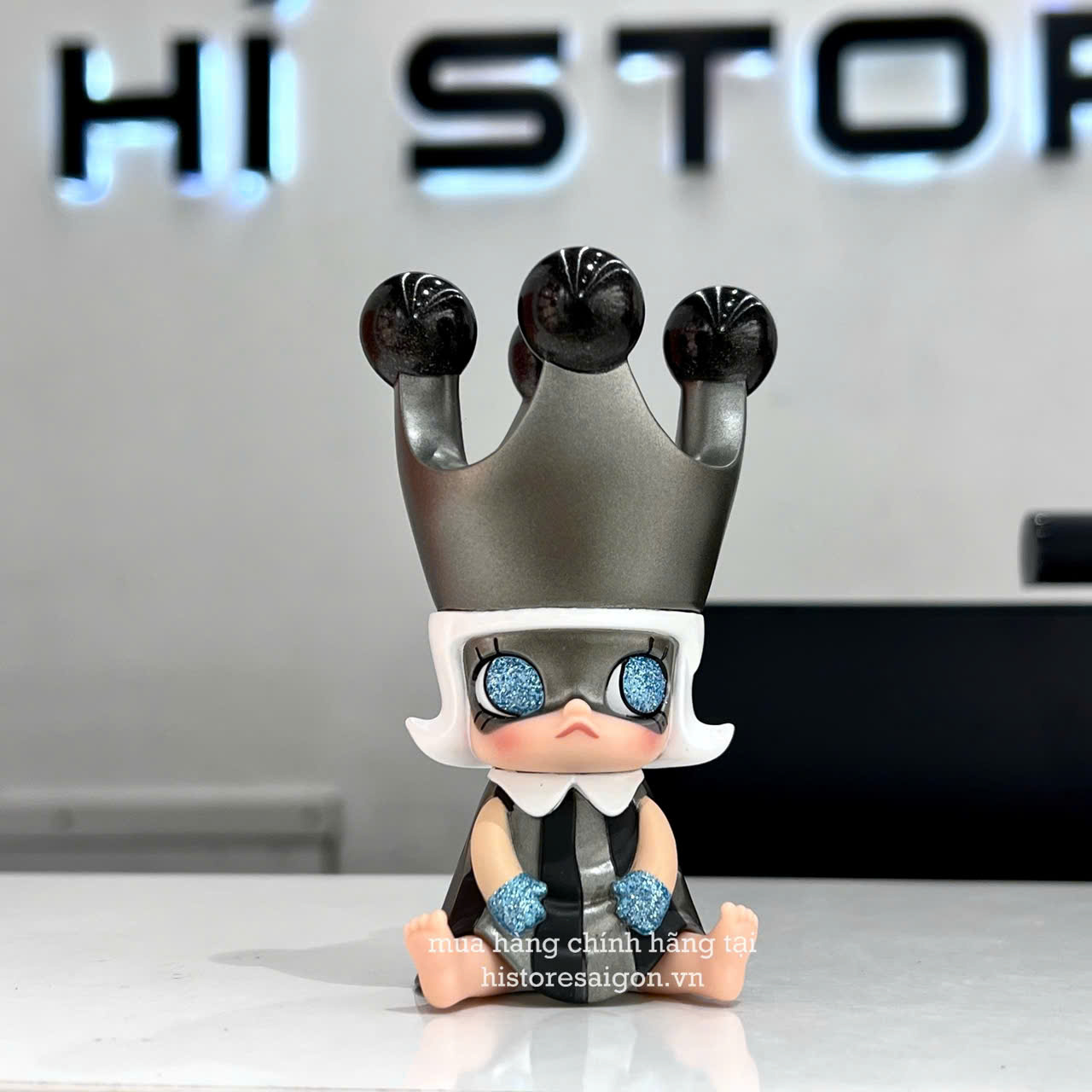 1508 - Baby Molly Dark Grey - POPMART ROYAL MOLLY BABY DARK GREY Limited Edition 6941848232175 [CHÍNH HÃNG]