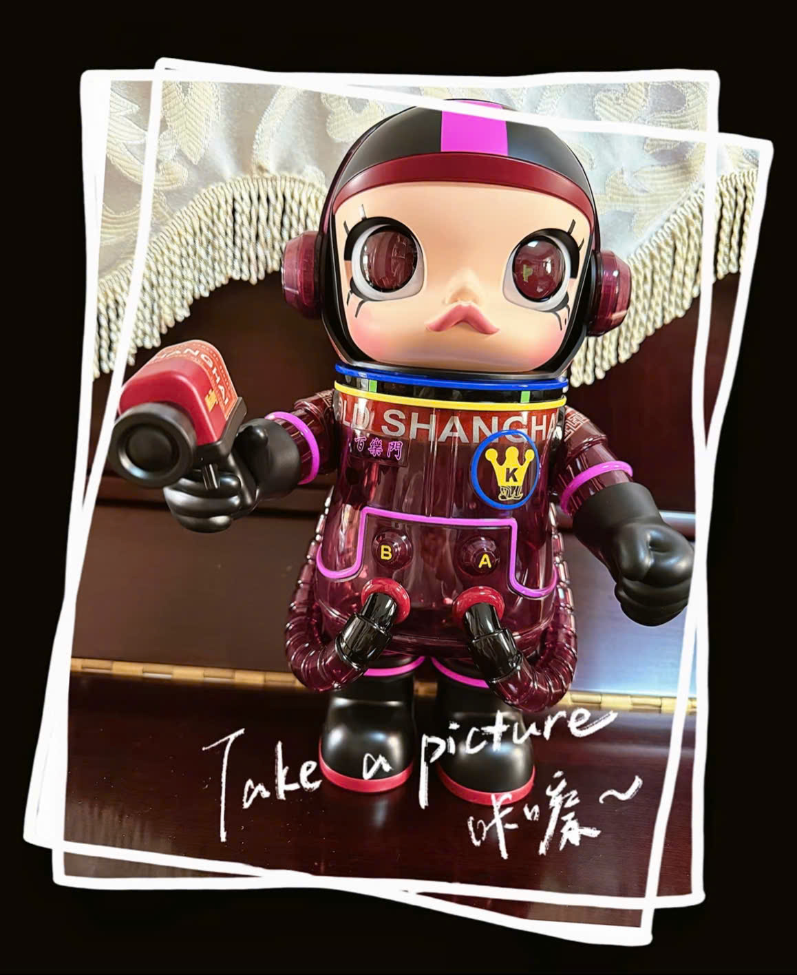 1515 - Molly Shanghai 400% - POPMART MEGA SPACE MOLLY 400% Old Shanghai Palmer House 27610577144 [CHÍNH HÃNG]
