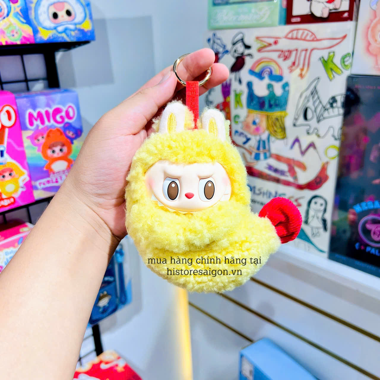 1517 - Labubu Tôm Tempura - Tôm Chiên - POPMART The Monster Wacky Mart Series Earphone Case 01202810185 [HÀNG CHÍNH HÃNG]